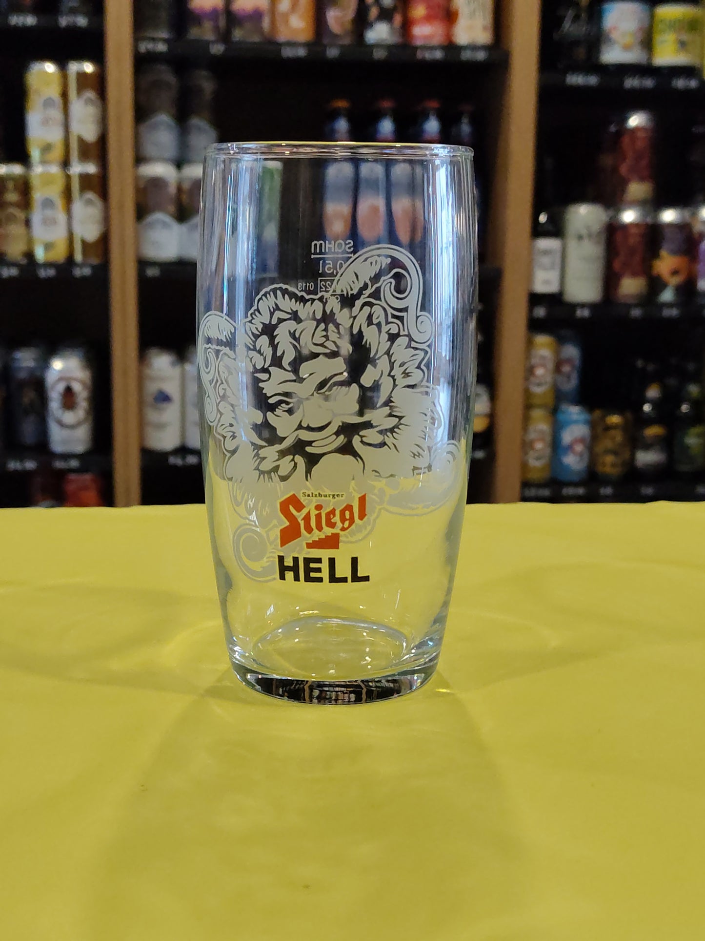 Stiegl Hell 0.5L Tumblers at The Beerhive, Edinburgh. Free UK shipping.