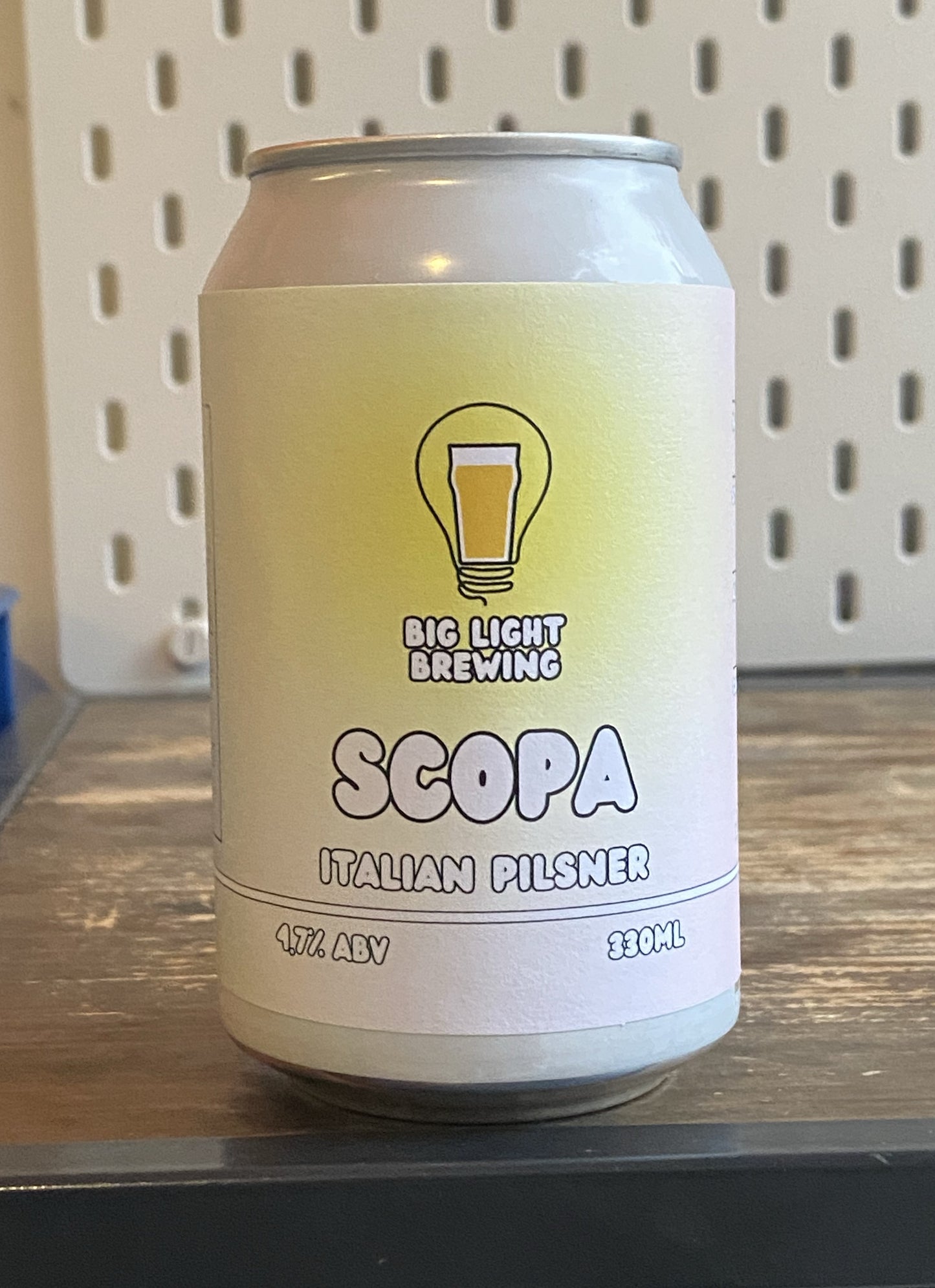 Big Light Brewing Scopa Italian Pils at The Beerhive, Edinburgh. Free UK shipping.