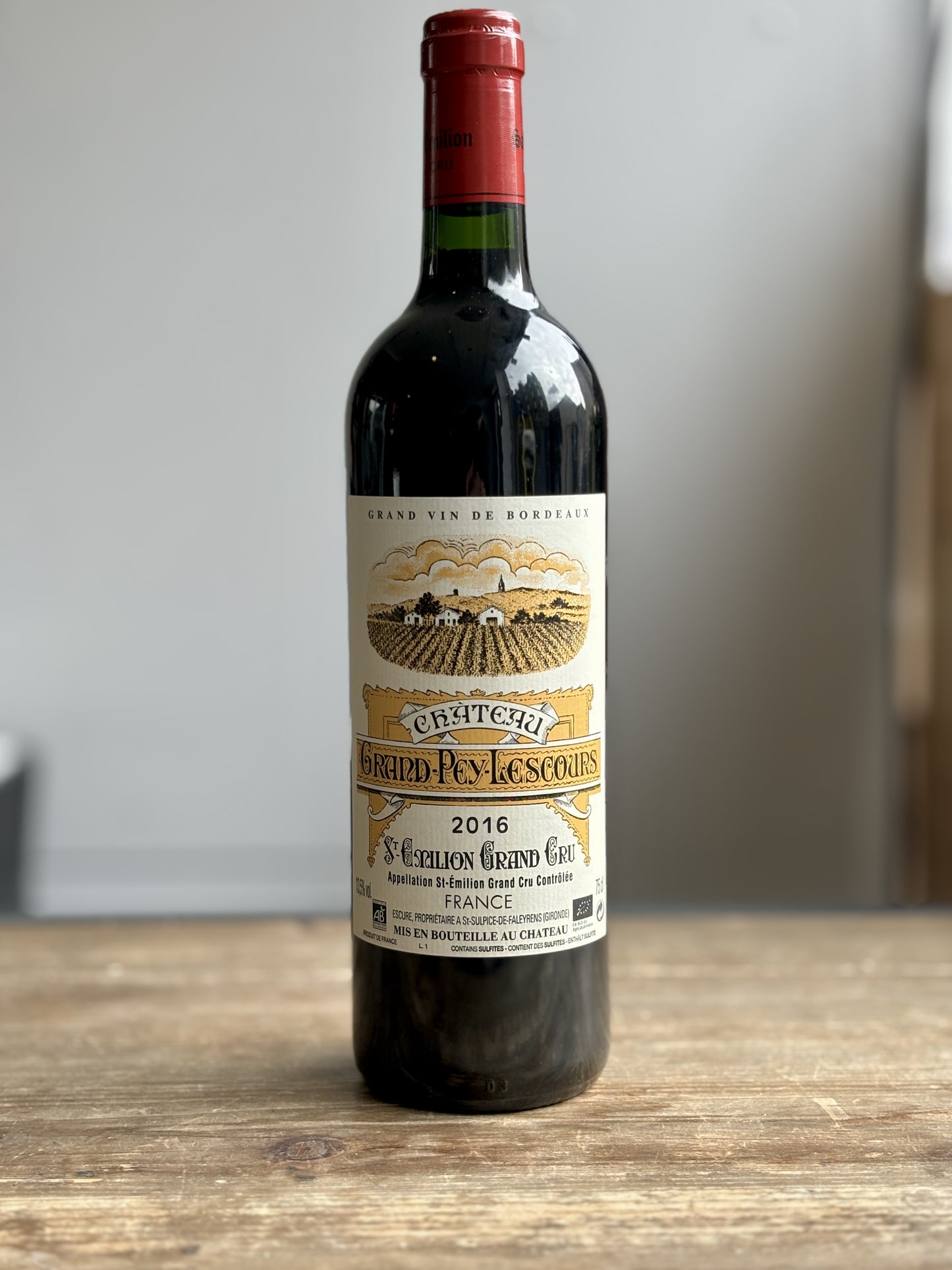 Chateau Grand Pey Lescours Saint Emilion Grand Cru 2016 at The Beerhive, Edinburgh. Free UK shipping.