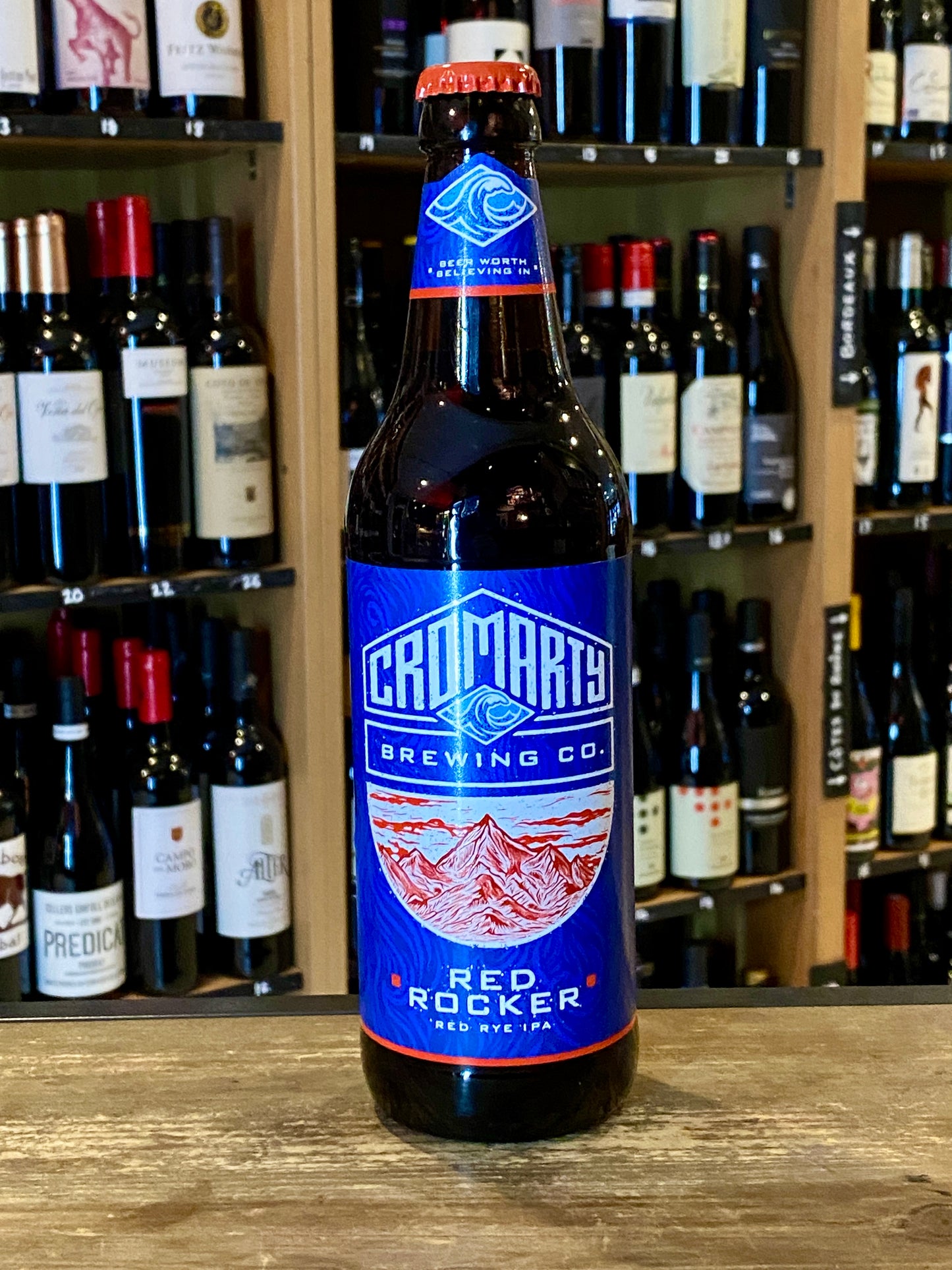 Cromarty Red Rocker at The Beerhive, Edinburgh. Free UK shipping.