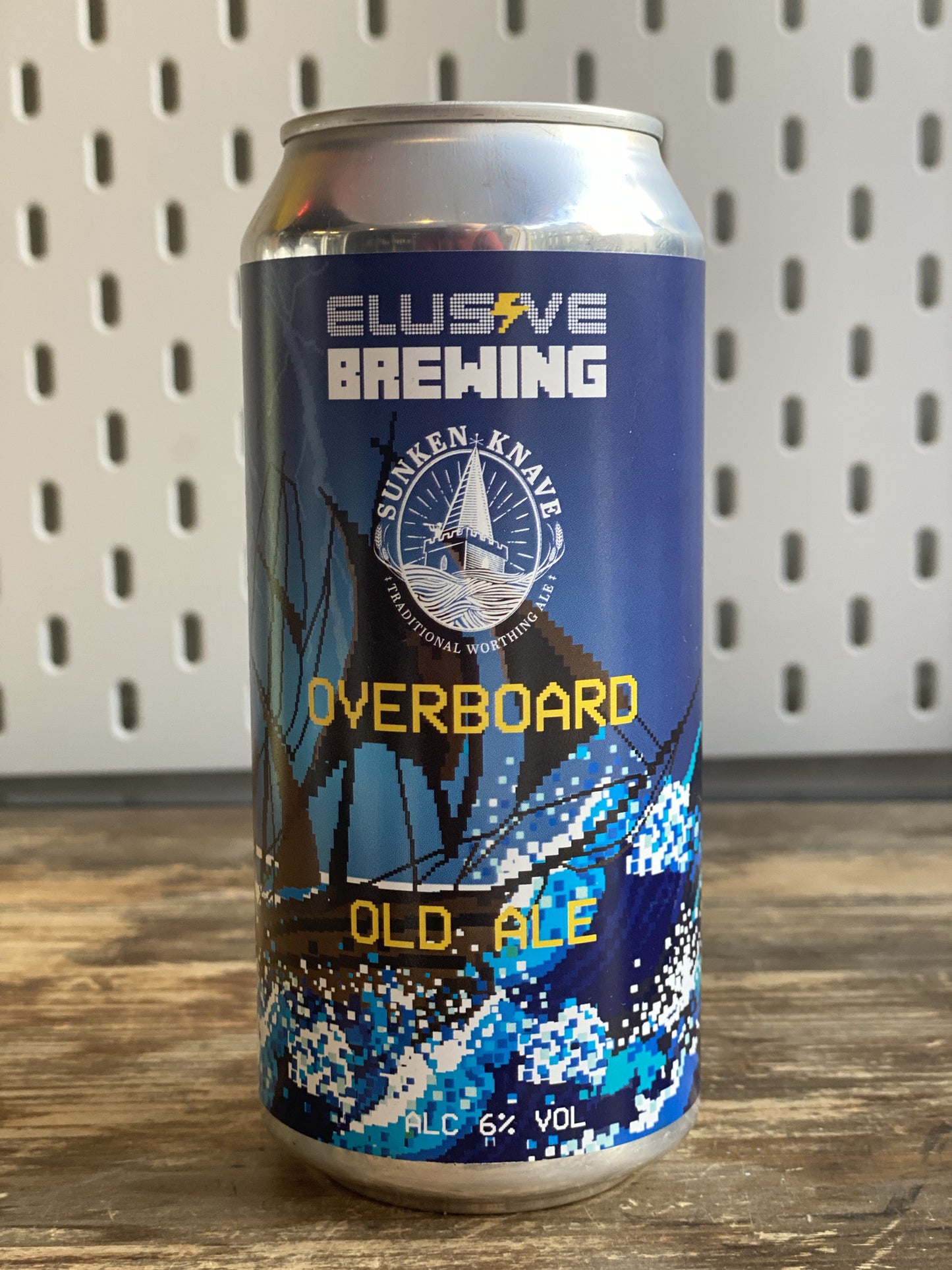 Elusive x Sunken Knave Overboard Old Ale at The Beerhive, Edinburgh. Free UK shipping.