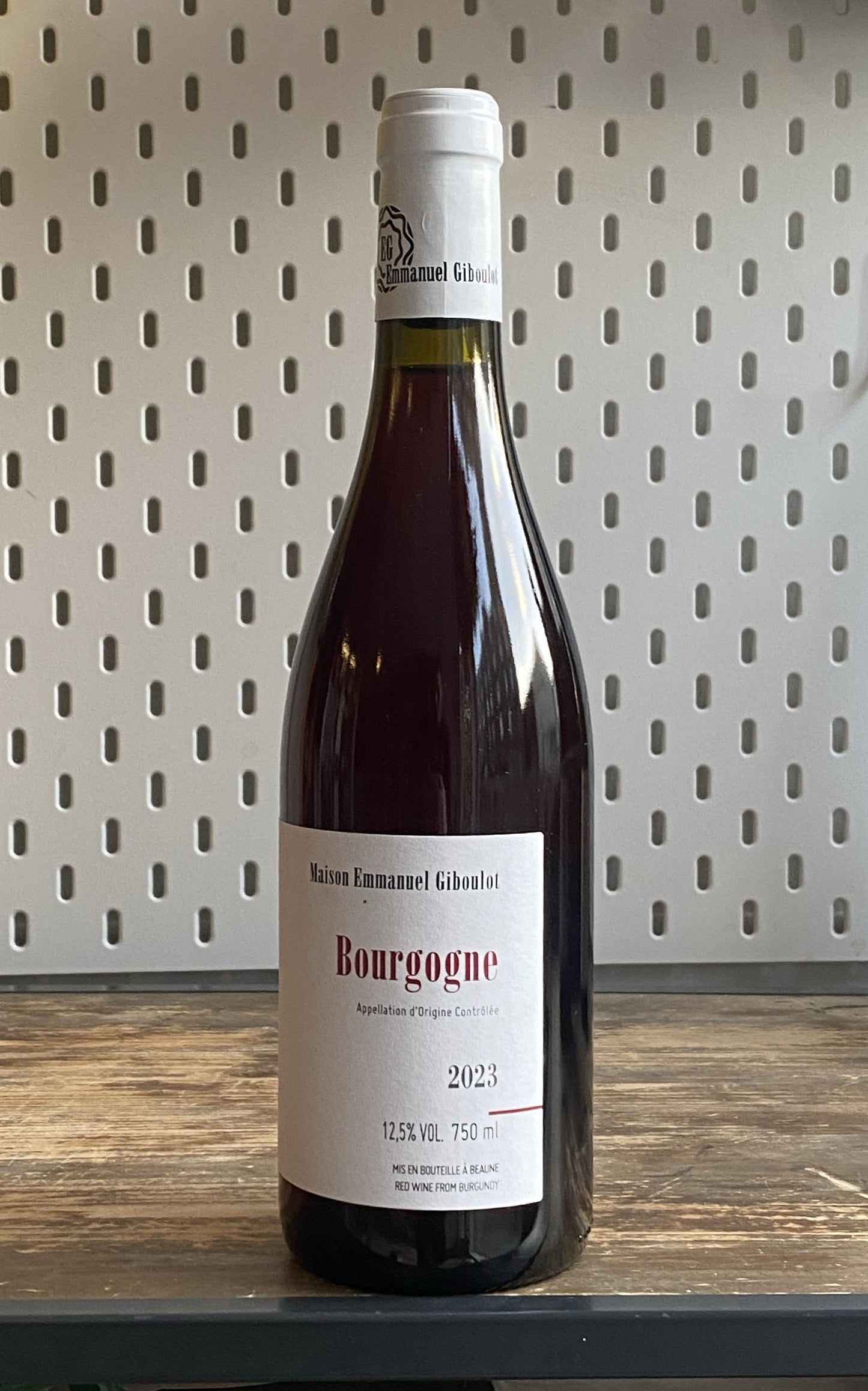 Emmanuel Giboulot Bourgogne Rouge 2023 at The Beerhive, Edinburgh. Free UK shipping.