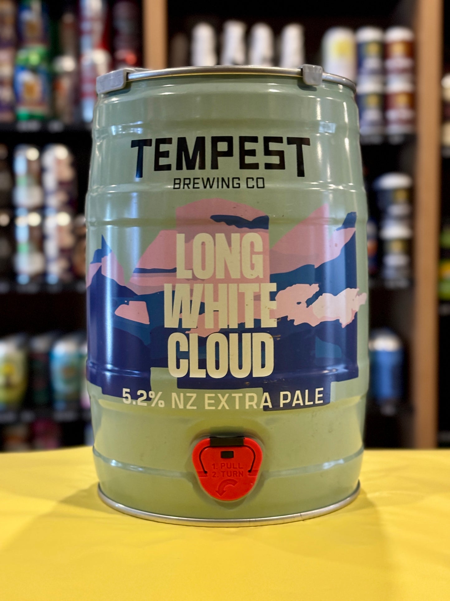 Tempest Long White Cloud Mini Keg 5 Litre at The Beerhive, Edinburgh. Free UK shipping.
