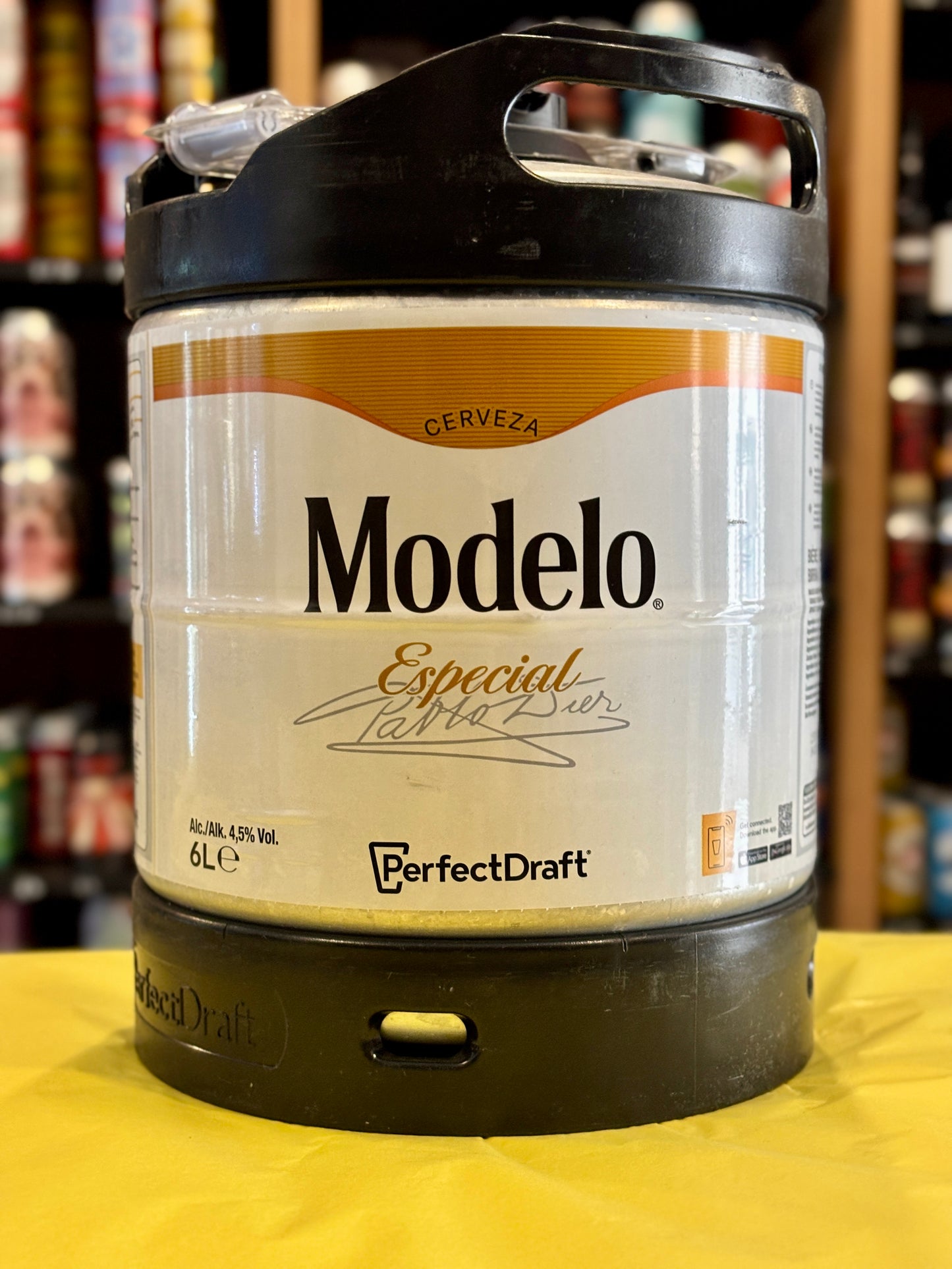 Perfect Draft Modelo 6 Litre Keg at The Beerhive, Edinburgh. Free UK shipping.