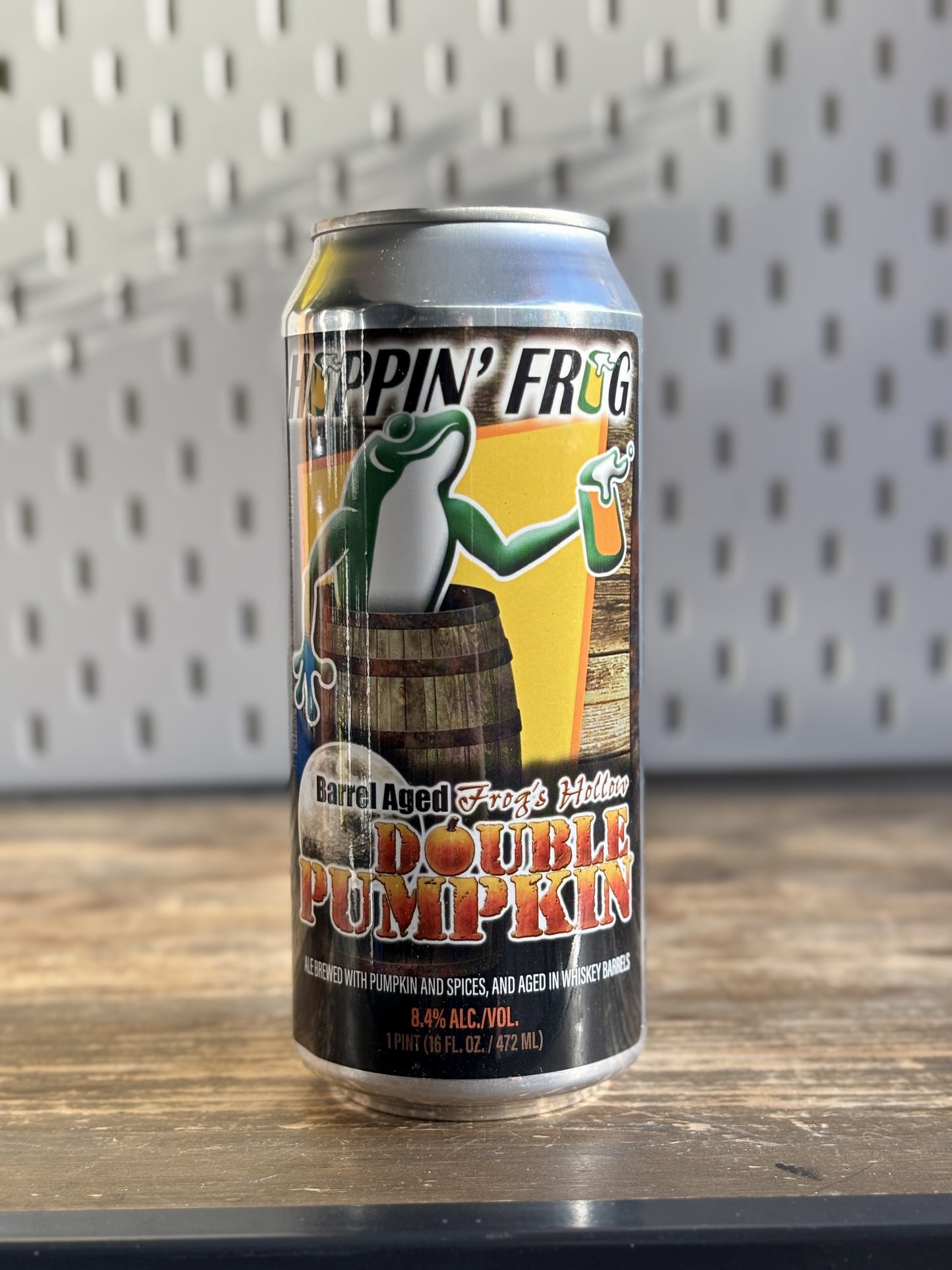 Hoppin Frog BA Frogs Hollow Double Pumpkin Ale at The Beerhive, Edinburgh. Free UK shipping.