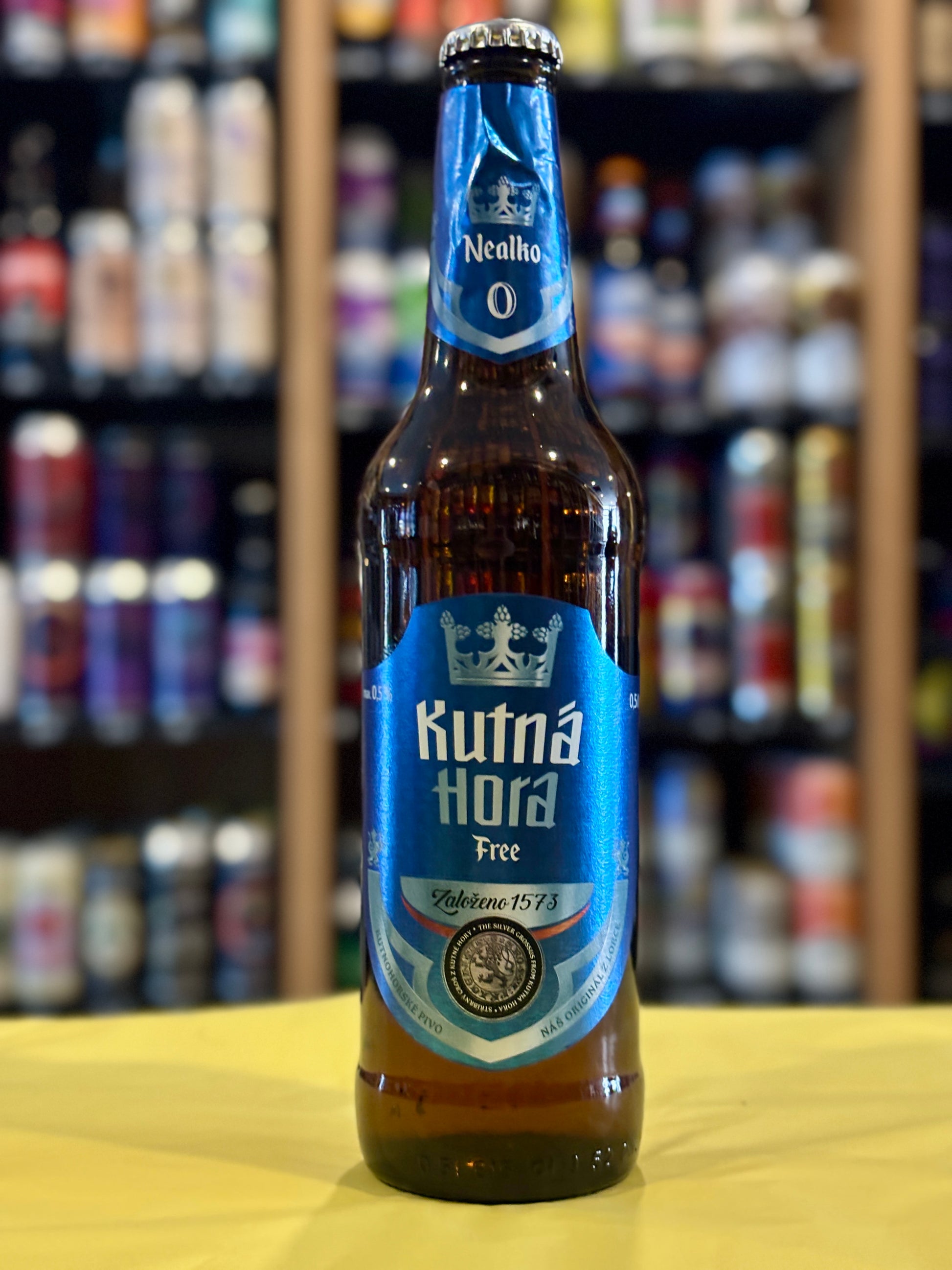 Kutna Hora Czech Pilsner Alcohol Free at The Beerhive, Edinburgh. Free UK shipping.