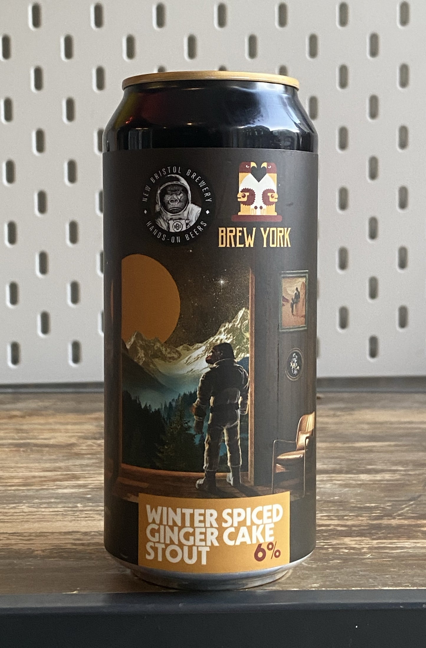 New Bristol x Brew York Winter Spiced Ginger Cake Stout at The Beerhive, Edinburgh. Free UK shipping.