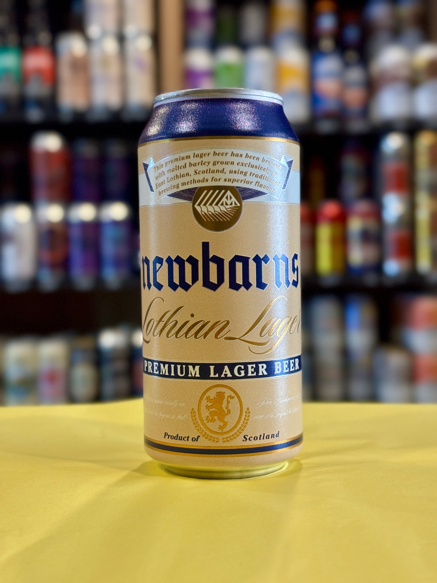 Newbarns Lothian Lager at The Beerhive, Edinburgh. Free UK shipping.