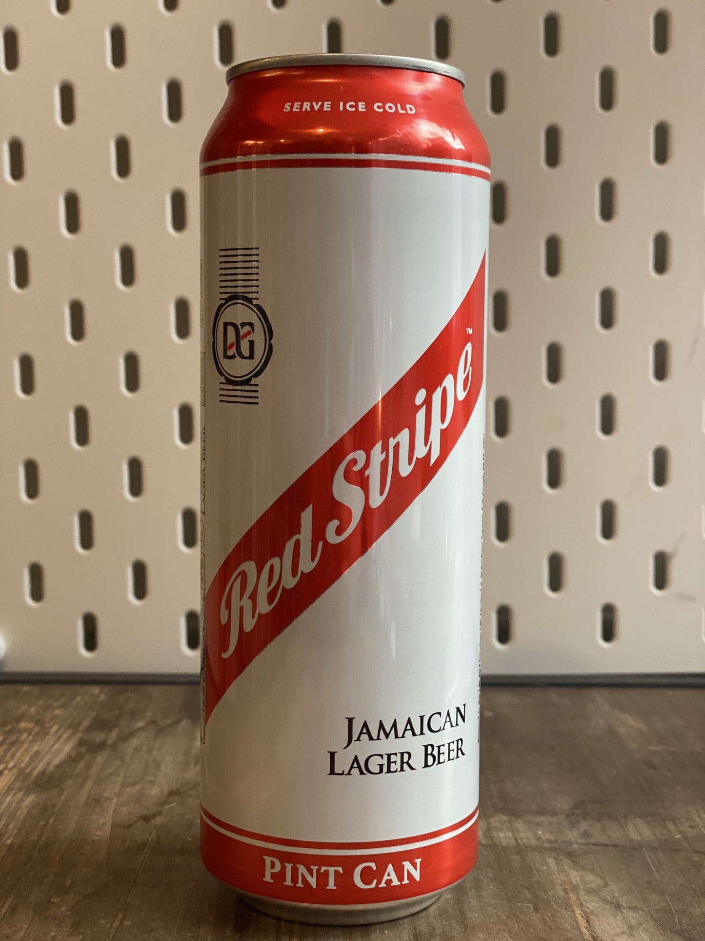 Red Stripe Pint Can at The Beerhive, Edinburgh. Free UK shipping.