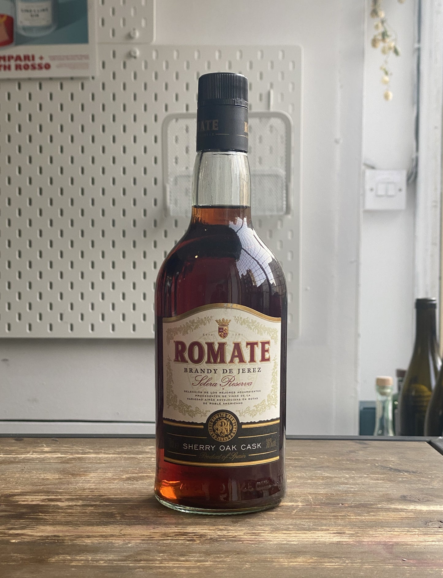 Romate Brandy Jerez Solera Reserva at The Beerhive, Edinburgh. Free UK shipping.