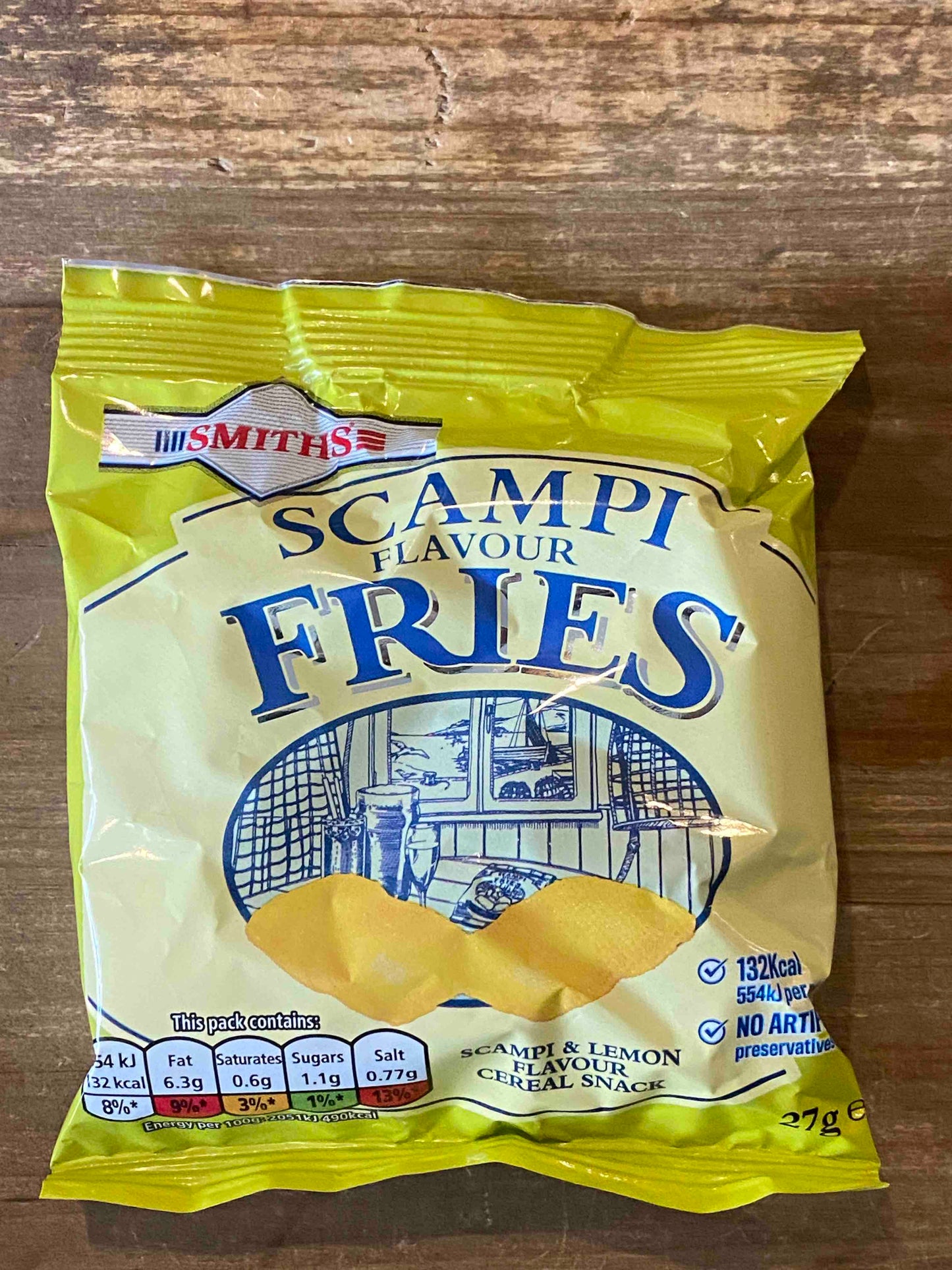 Scampi Fries at The Beerhive, Edinburgh. Free UK shipping.