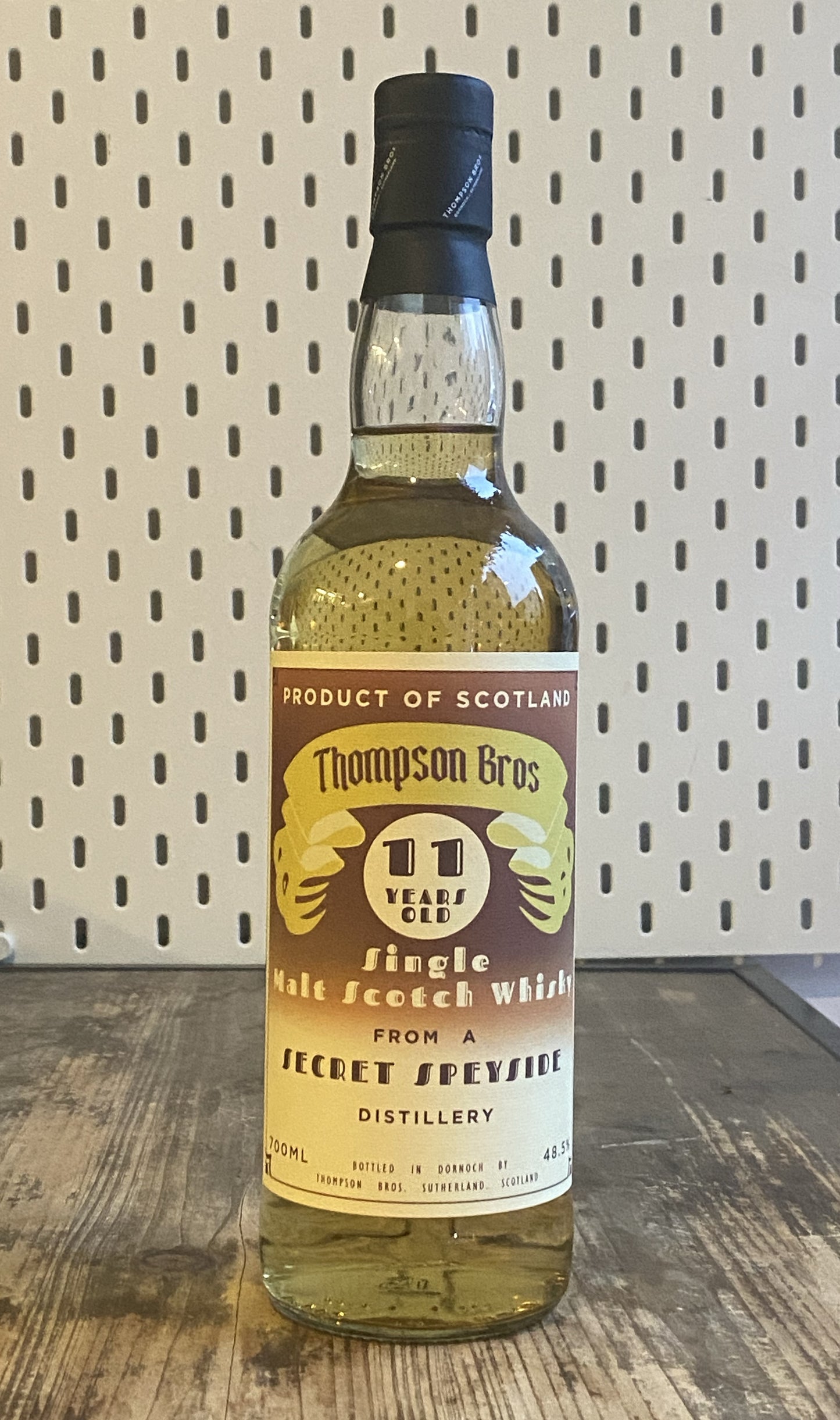 Thompson Bros Secret Speyside Single Malt Scotch Whisky, 2011, 11 Years Old at The Beerhive, Edinburgh. Free UK shipping.
