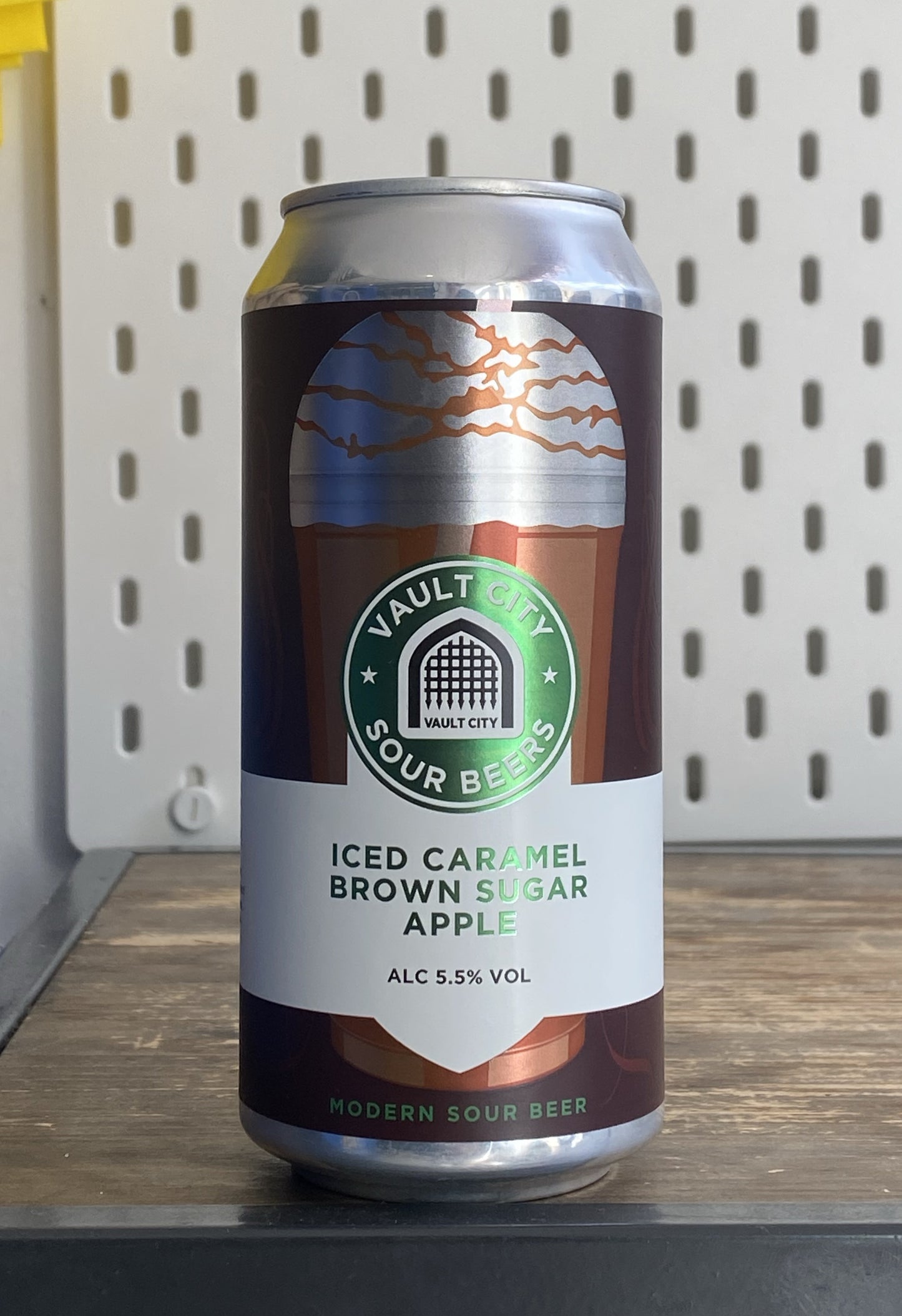 Vault City Iced Caramel Brown Sugar Apple Sour at The Beerhive, Edinburgh. Free UK shipping.