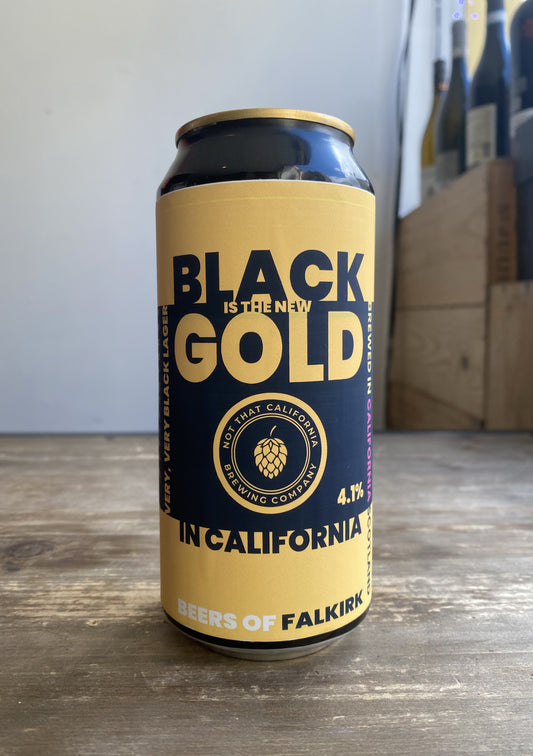 Not That California Brewing Company Black is the New Gold