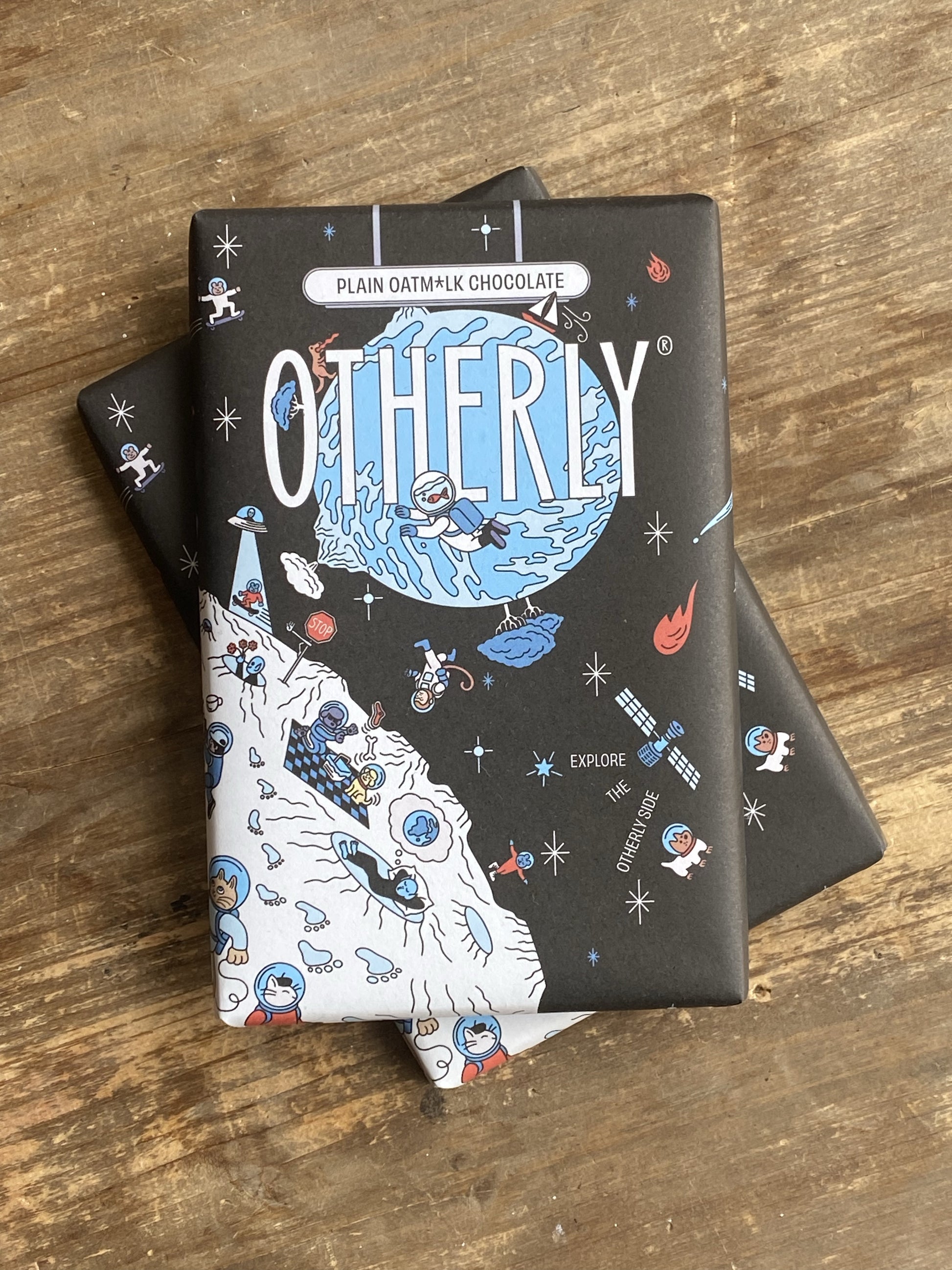 Otherly Plain Oatmilk Chocolate at The Beerhive, Edinburgh. Free UK shipping.