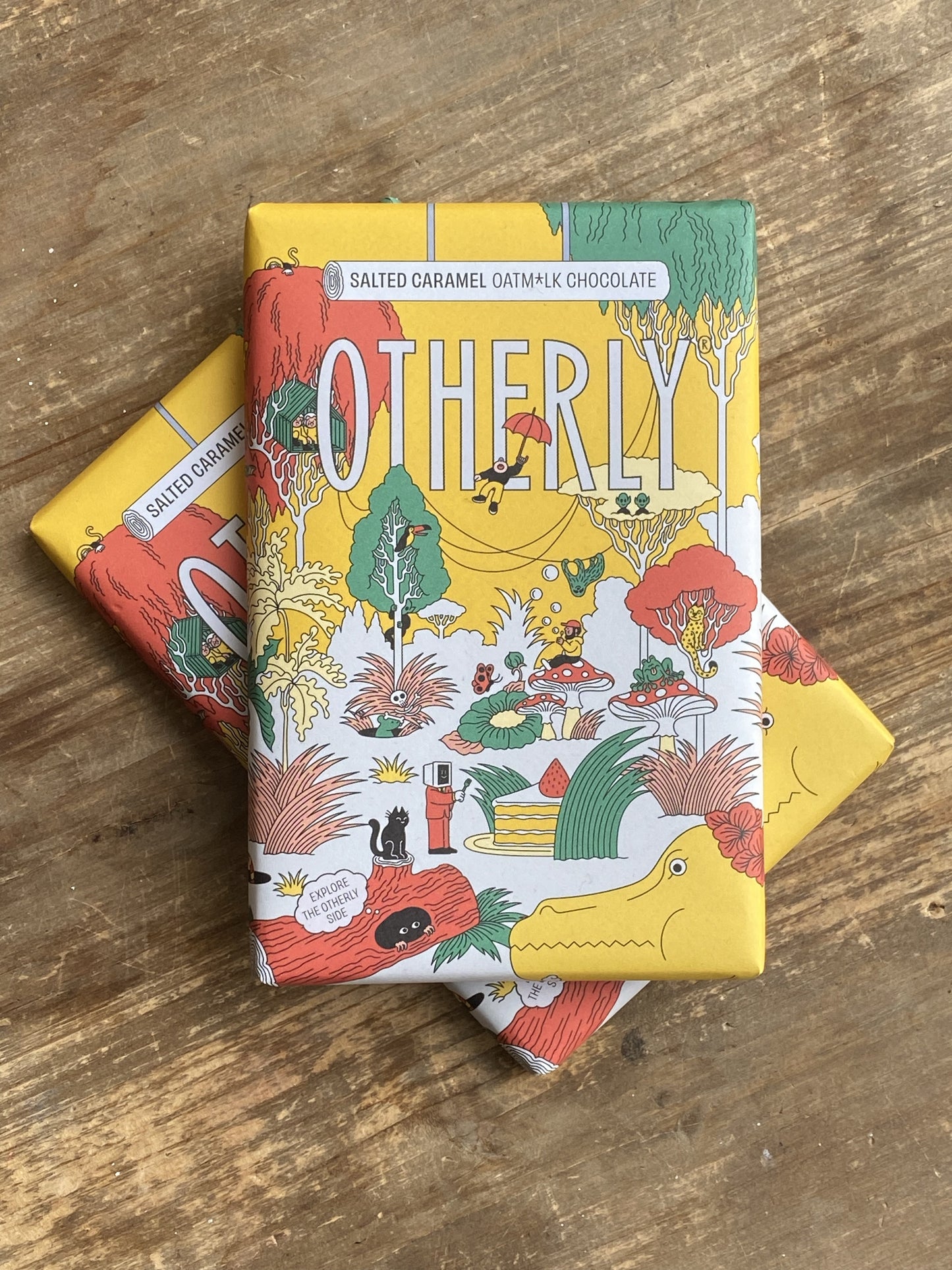 Otherly Salted Caramel Oatmilk Chocolate at The Beerhive, Edinburgh. Free UK shipping.