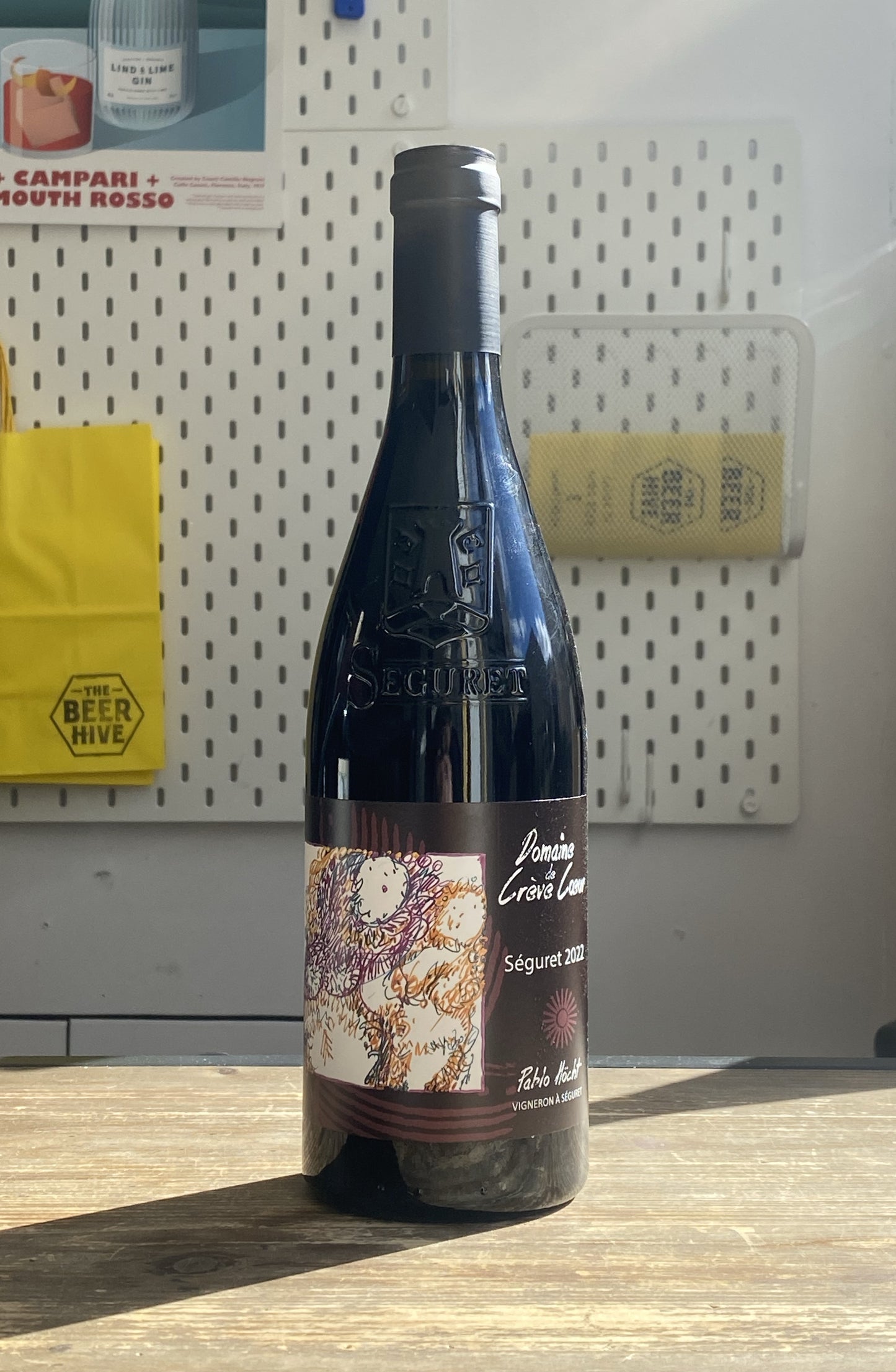 Domaine Crève-Cœur Côtes du Rhône Villages Rouge Seguret at The Beerhive, Edinburgh. Free UK shipping.