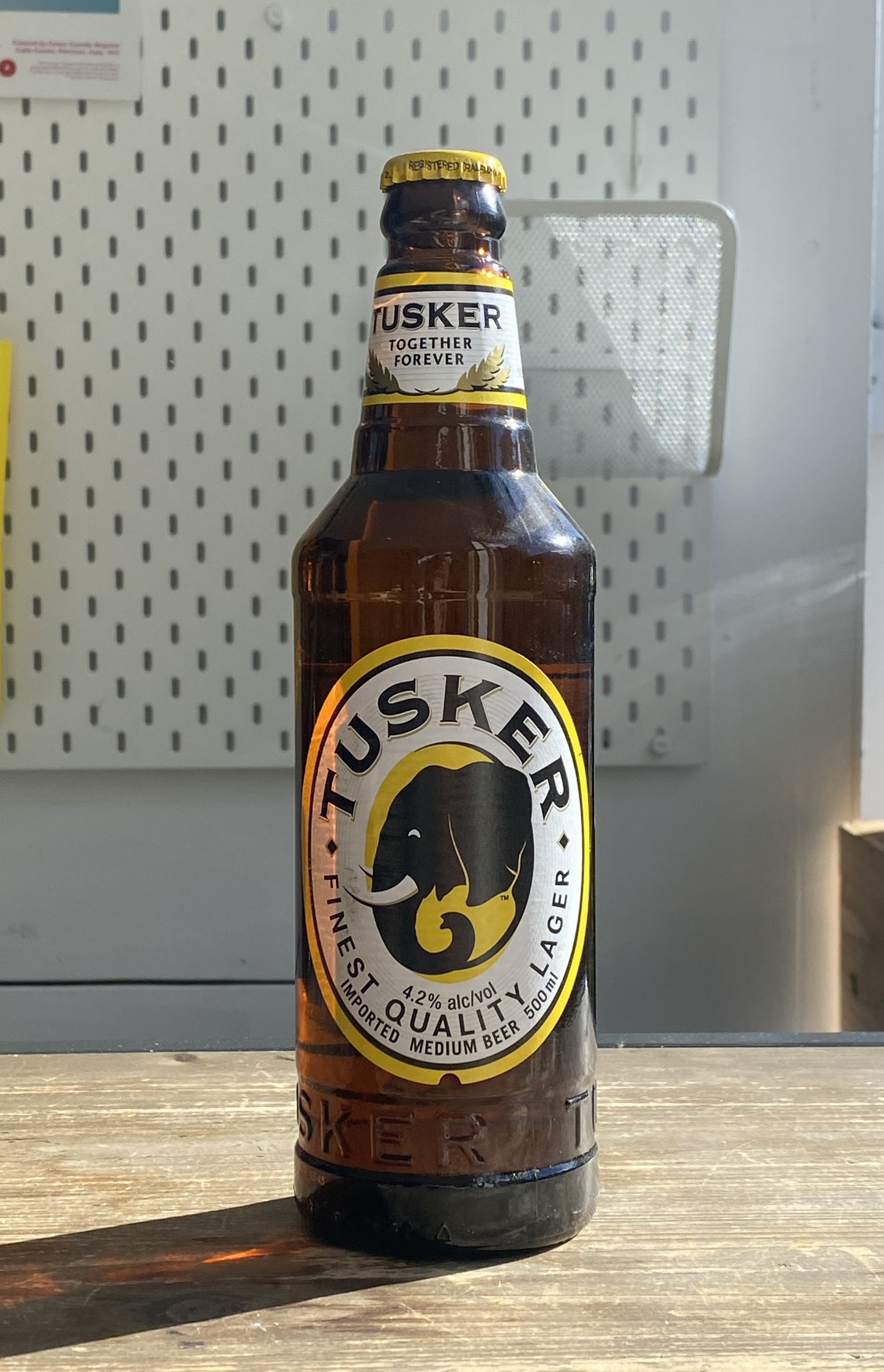 Tusker Lager at The Beerhive, Edinburgh. Free UK shipping.