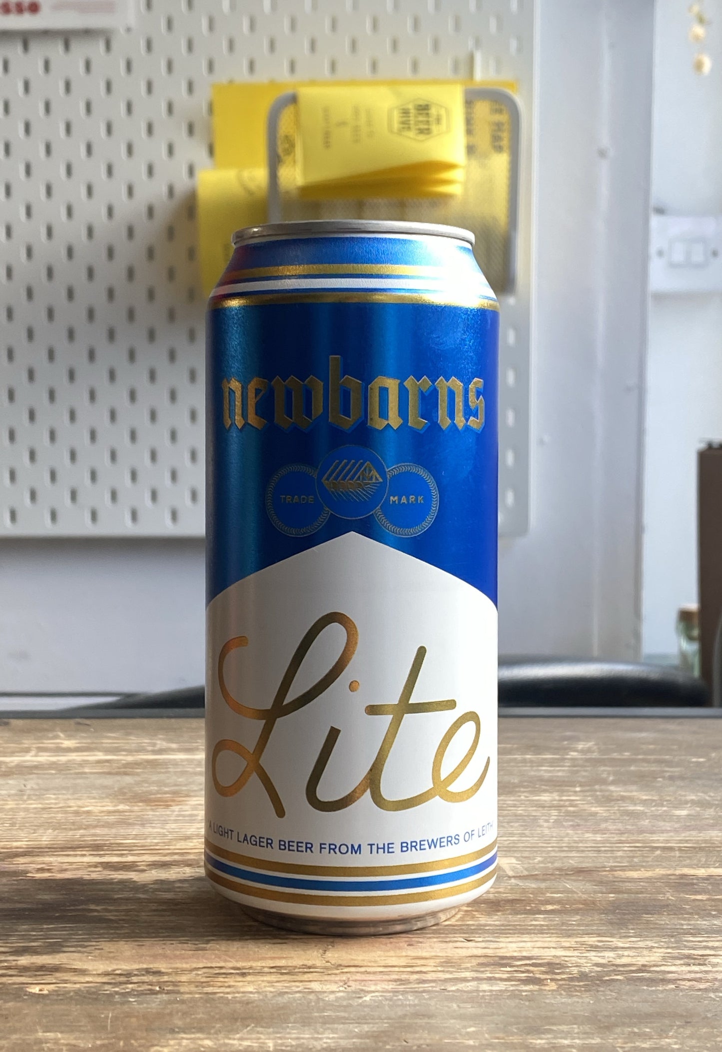 Newbarns Lite Lager at The Beerhive, Edinburgh. Free UK shipping.