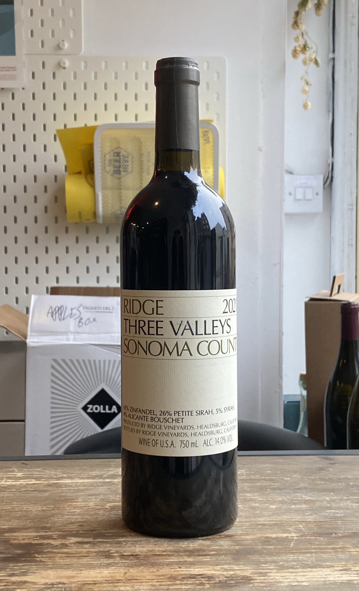 Ridge Three Valleys Zinfandel 2021