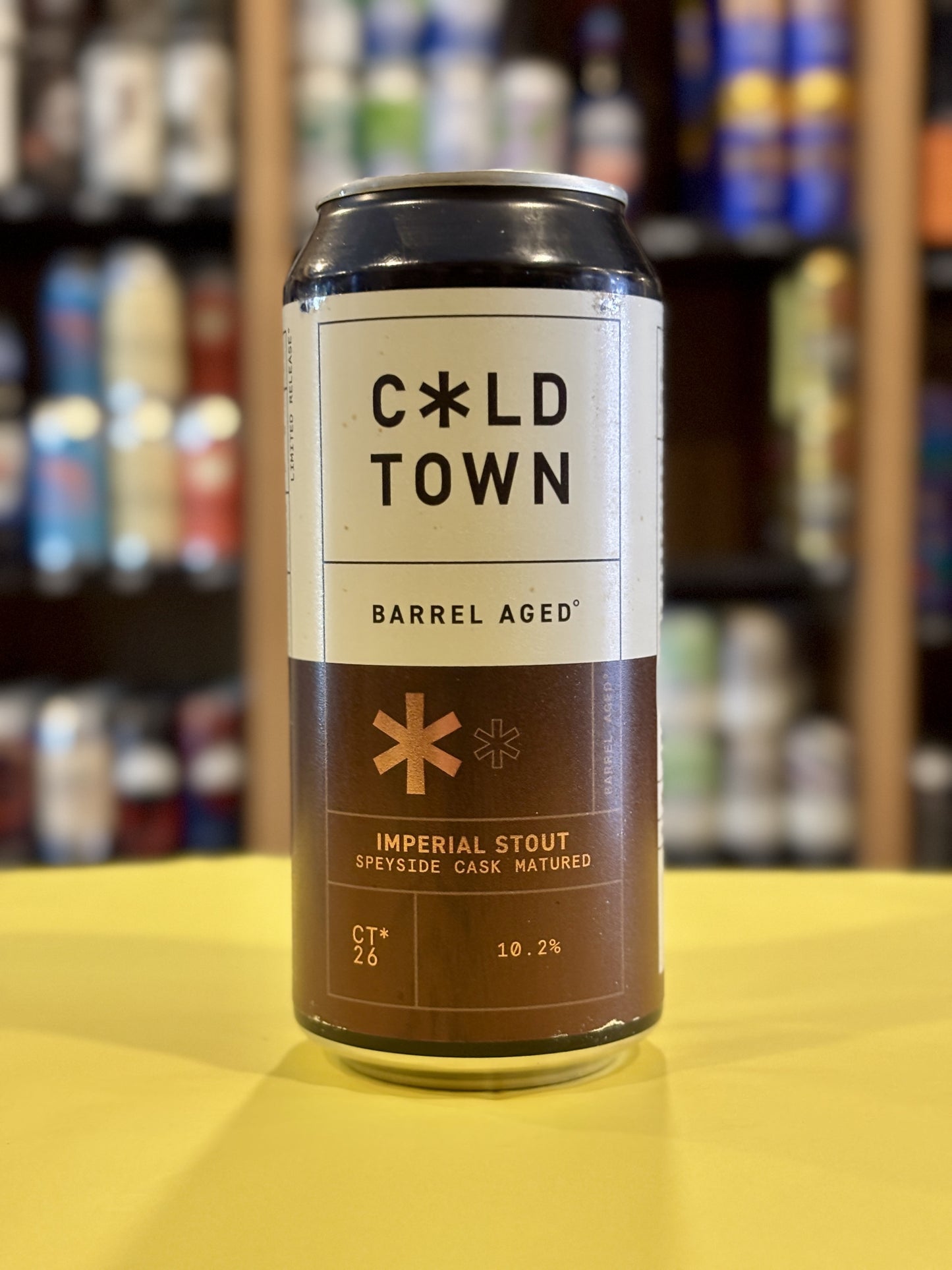 Cold Town Barrel Aged Imperial Stout at The Beerhive, Edinburgh. Free UK shipping.
