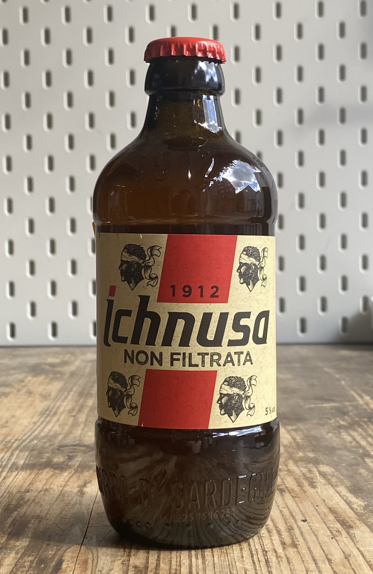 Birra Ichnusa Non Filtrata 330ml Bottle at The Beerhive, Edinburgh. Free UK shipping.