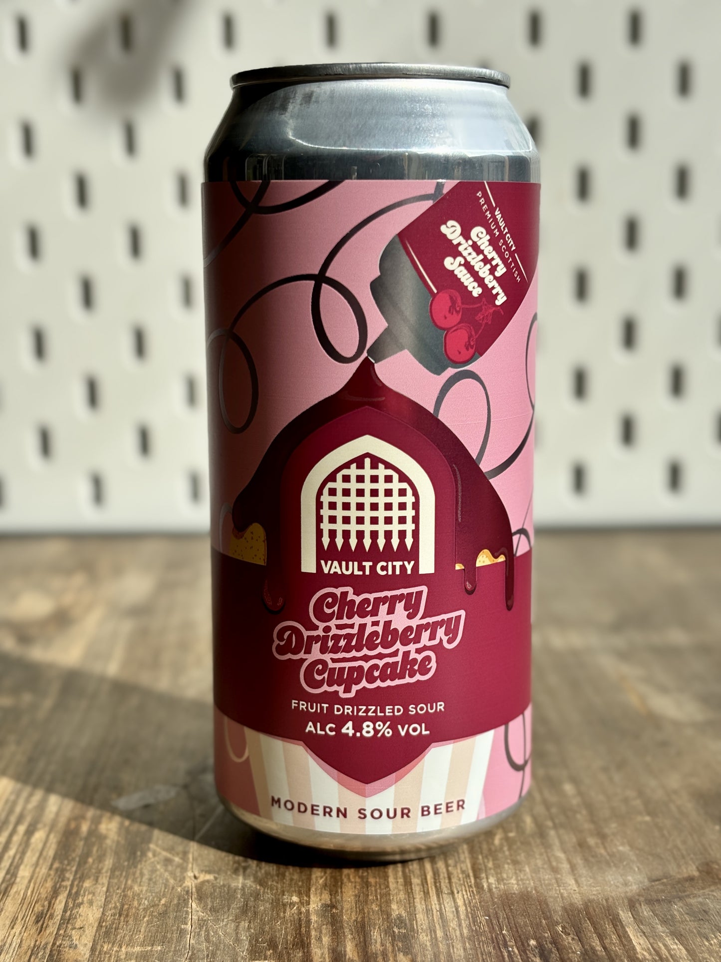 Vault City Cherry Drizzleberry Cupcake