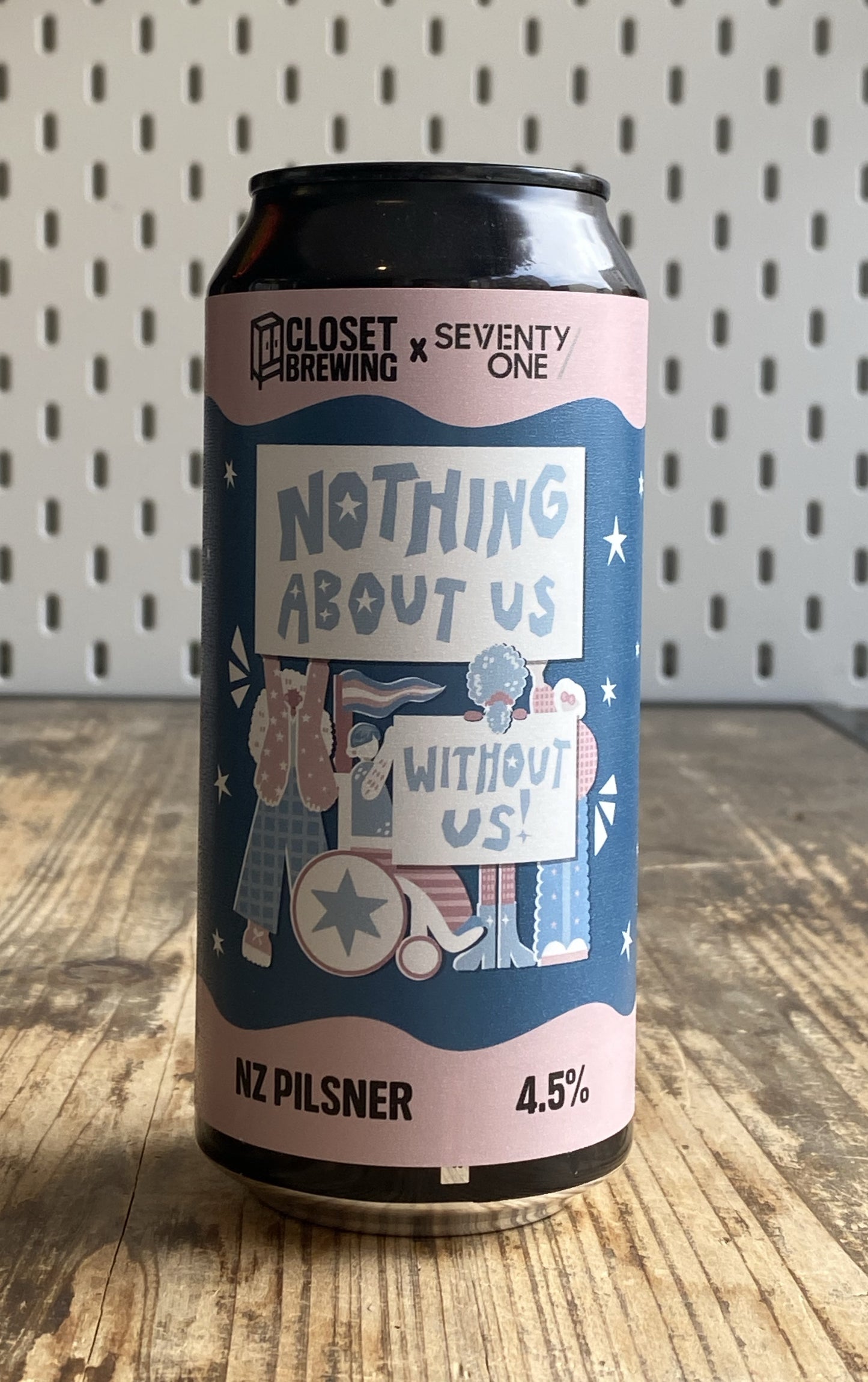 Closet Brewing Nothing About Us Without Us NZ Pilsner