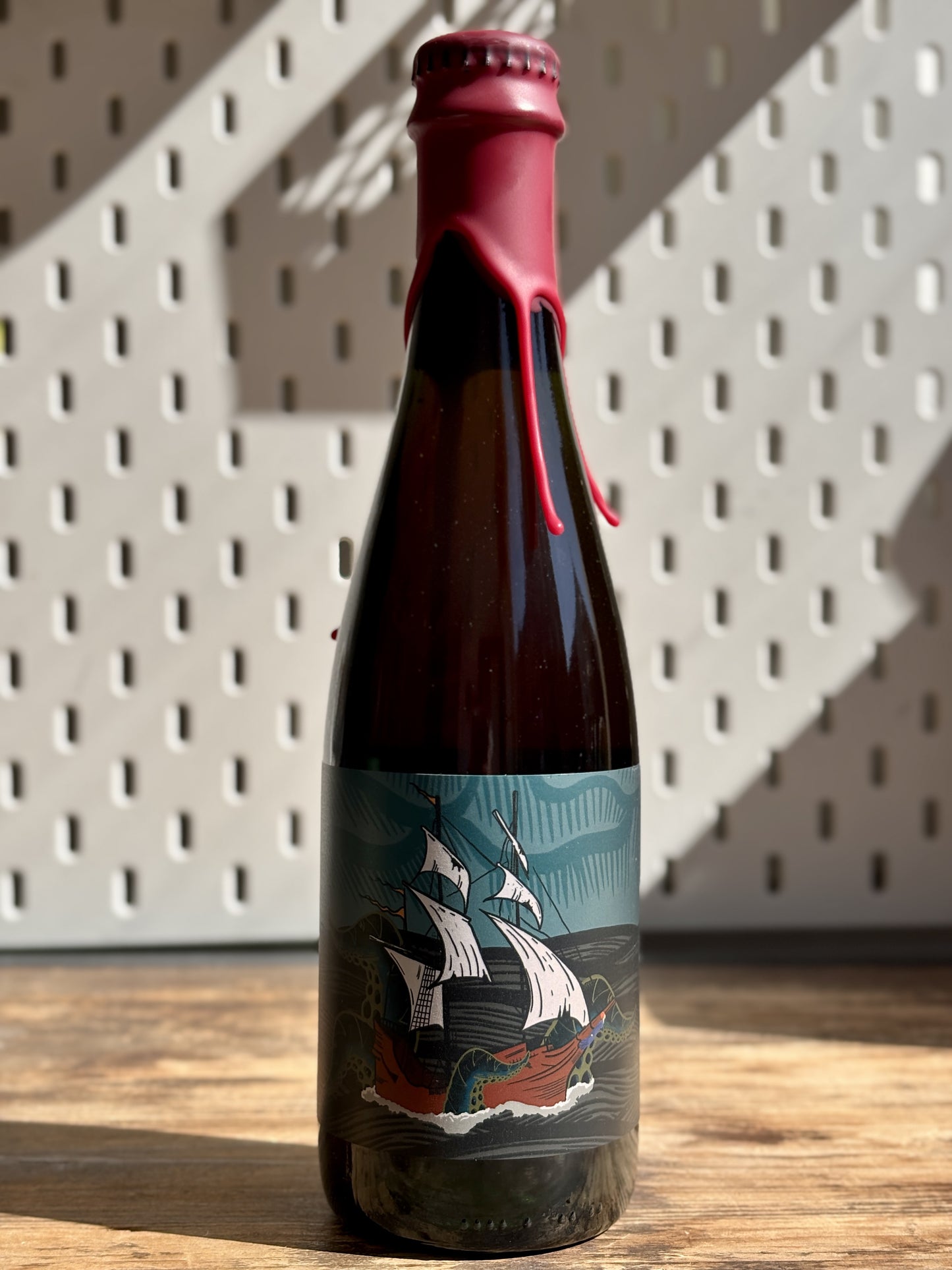Holy Goat Scylla Black - Barrel Aged Golden Sour with Blackberries, Red Gooseberries & Rhubarb