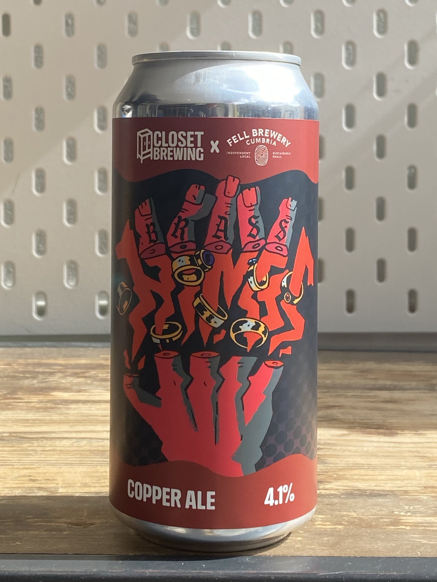 Closet Brewing X Fell Brewery Brass Rings Copper Ale