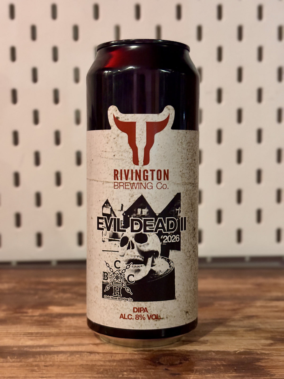 Rivington X Chain House Evil Dead 2 DIPA at The Beerhive, Edinburgh. Free UK shipping.