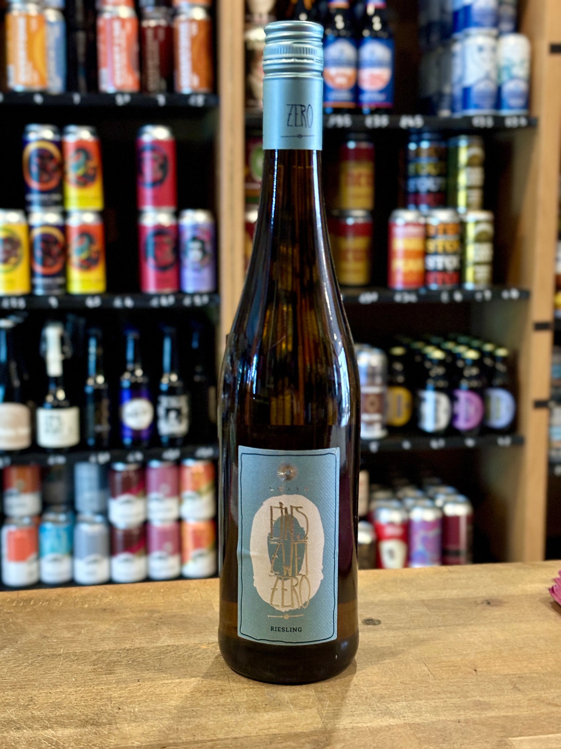 Leitz Eins Zwei Zero Riesling at The Beerhive, Edinburgh. Free UK shipping.