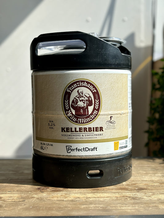 Perfect Draft Franziskaner Kellerbier 6 Litre Keg