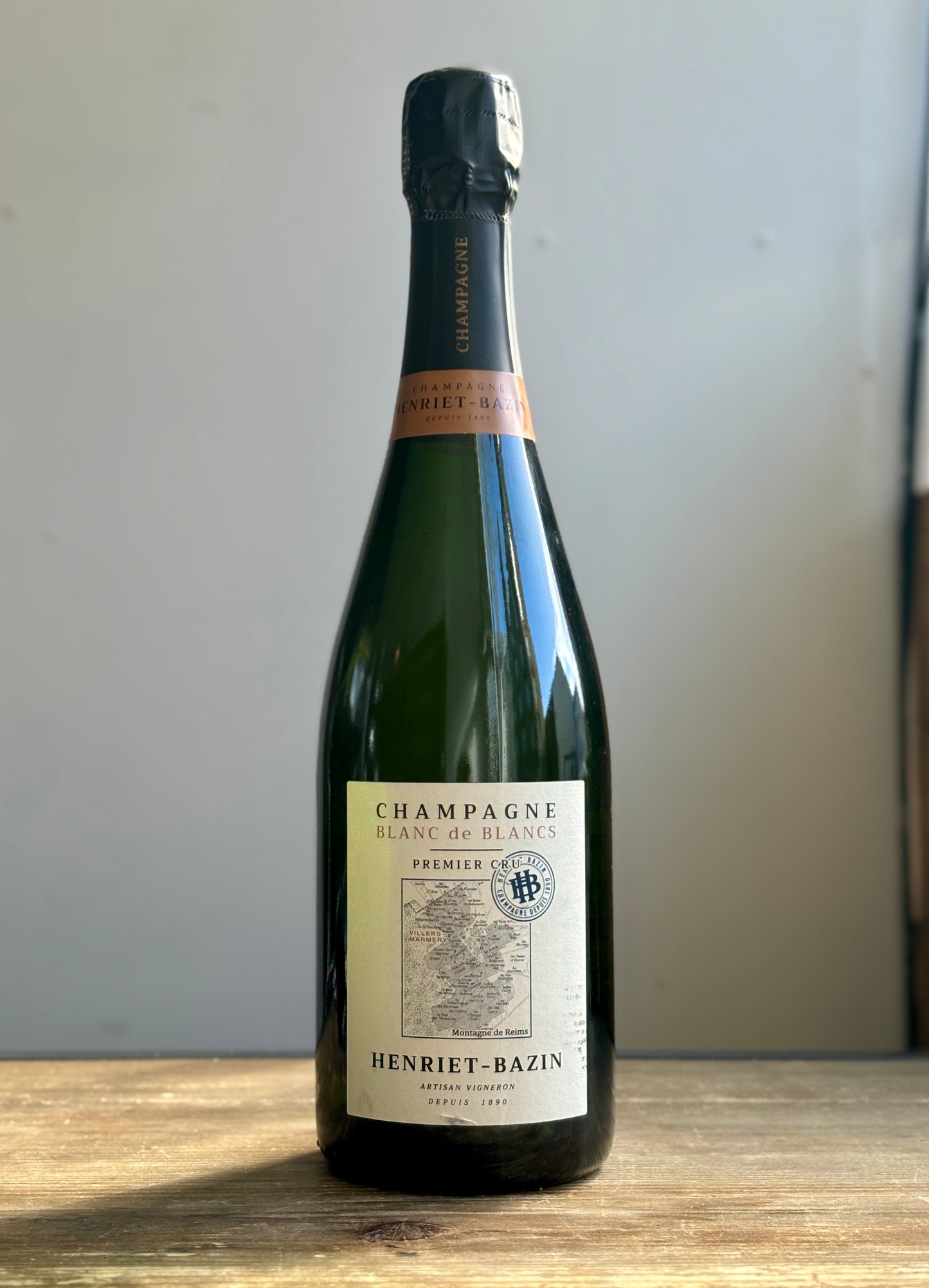 Henriet Bazin Blanc de Blancs Extra Brut at The Beerhive, Edinburgh. Free UK shipping.