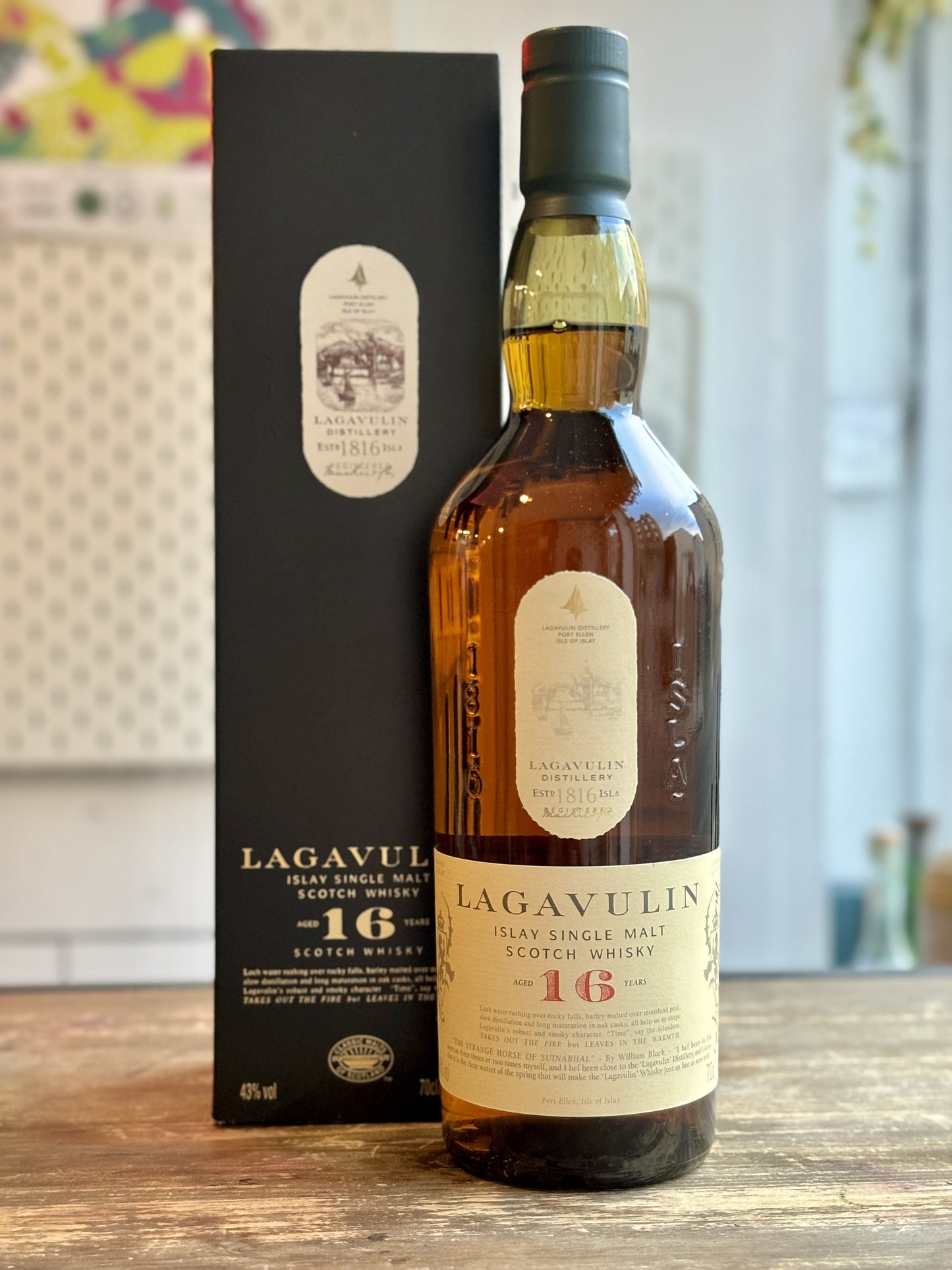 Lagavulin 16 Year Old at The Beerhive, Edinburgh. Free UK shipping.