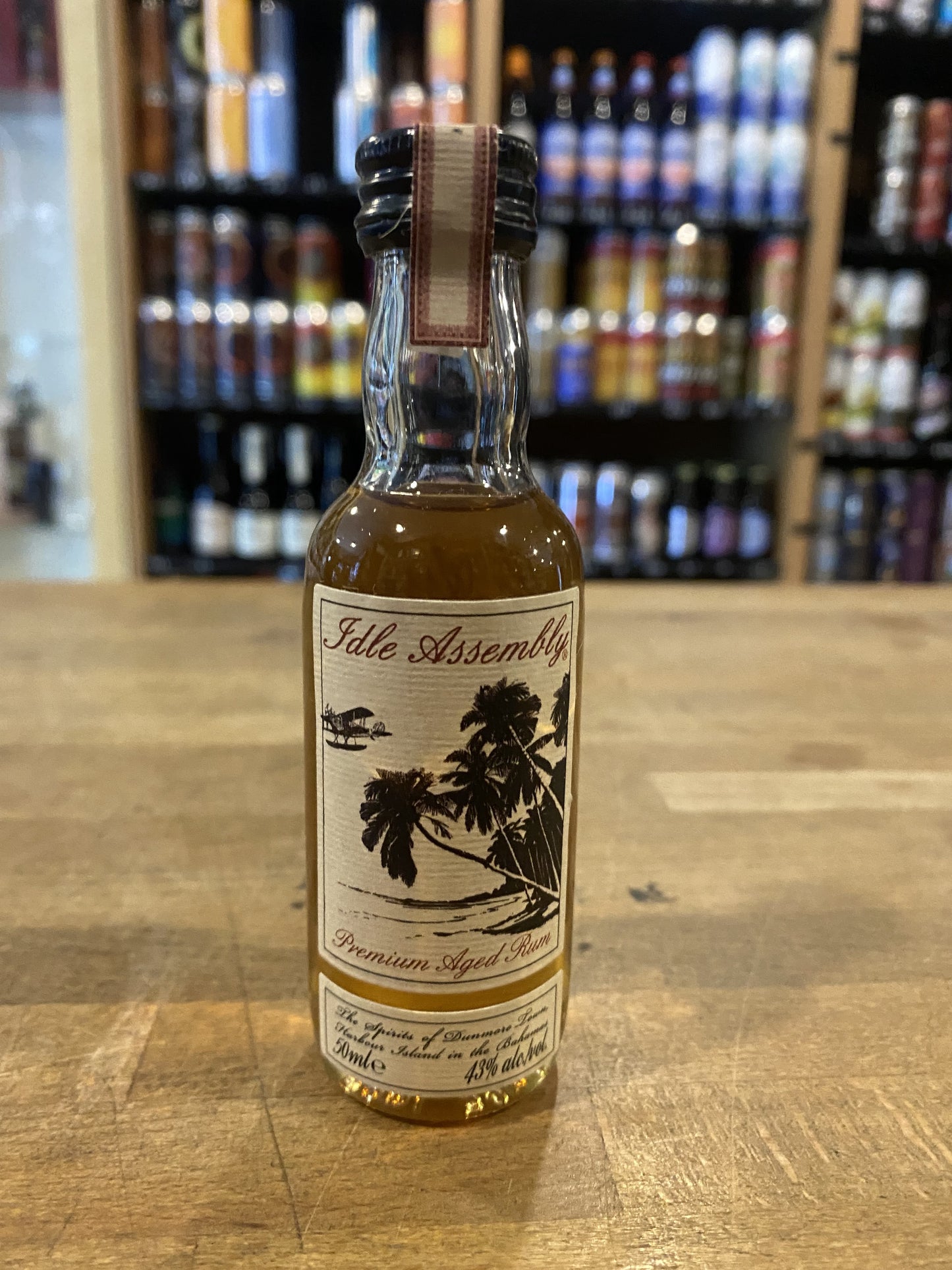Idle Assembly Rum Miniature 5cl at The Beerhive, Edinburgh. Free UK shipping.