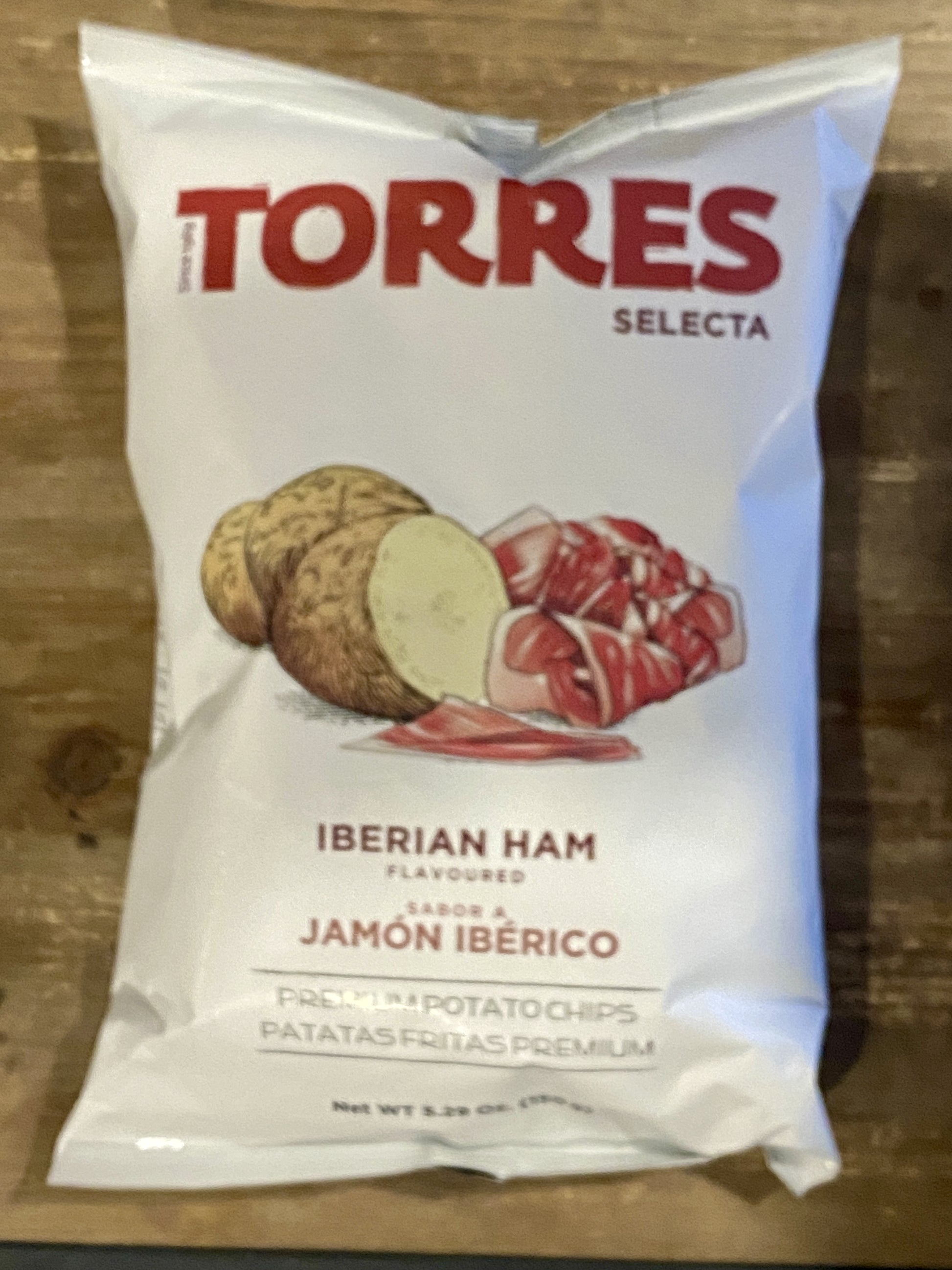 Torres Jamon Iberico Crisps 150g at The Beerhive, Edinburgh. Free UK shipping.