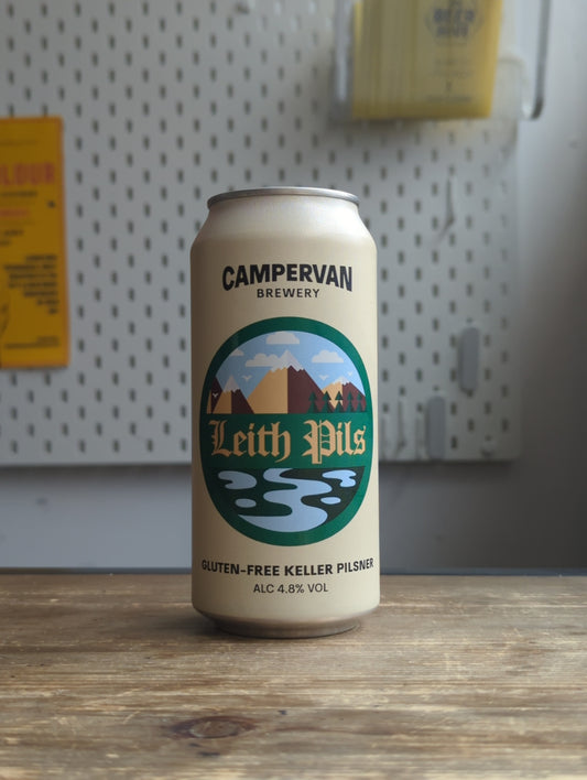 Campervan Leith Pils 440ml at The Beerhive, Edinburgh. Free UK shipping.