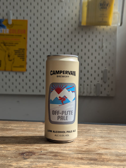 Campervan Off-Piste at The Beerhive, Edinburgh. Free UK shipping.