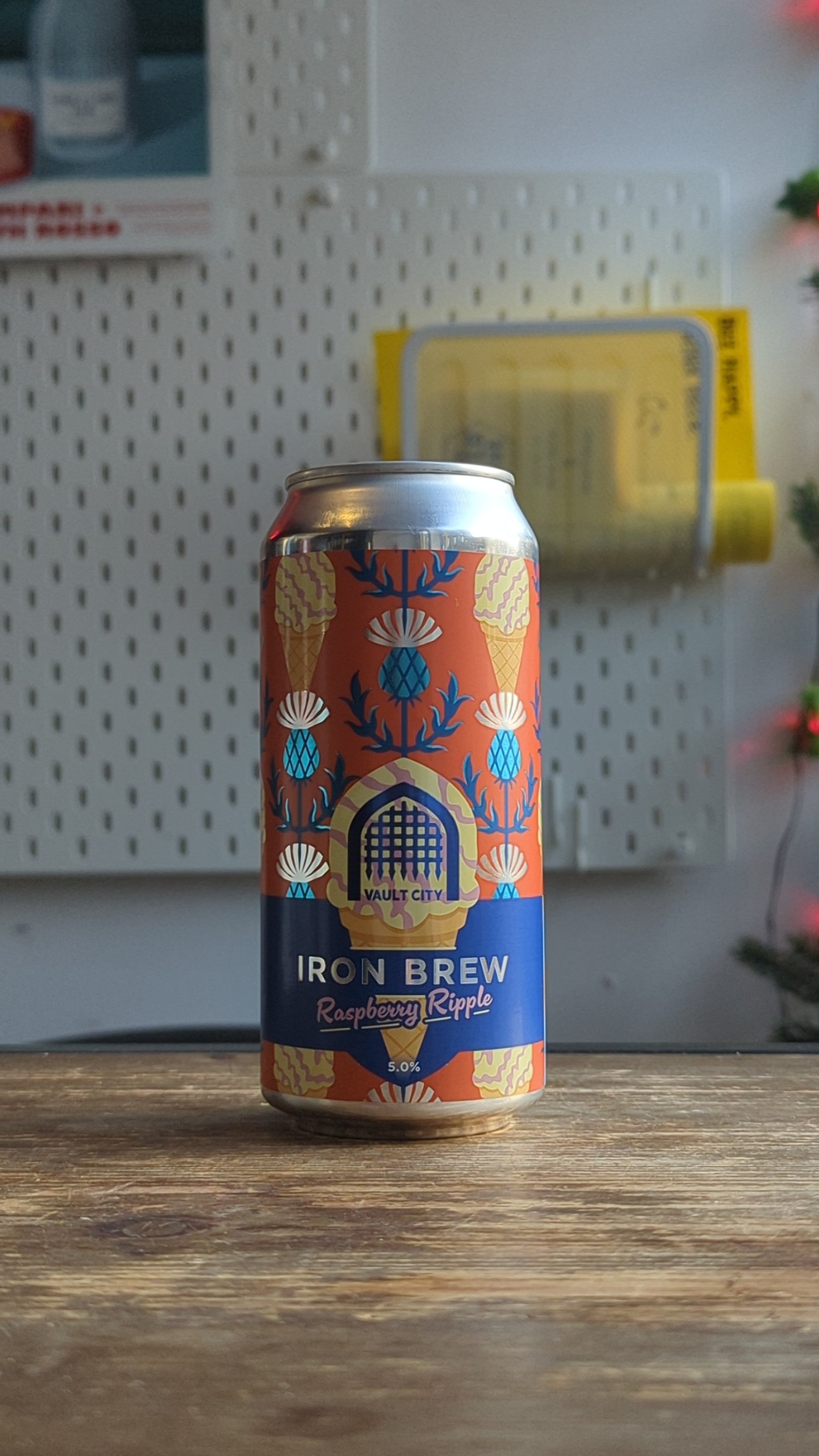 Vault City Iron Brew - Raspberry Ripple Ice Cream Sour - The Beerhive