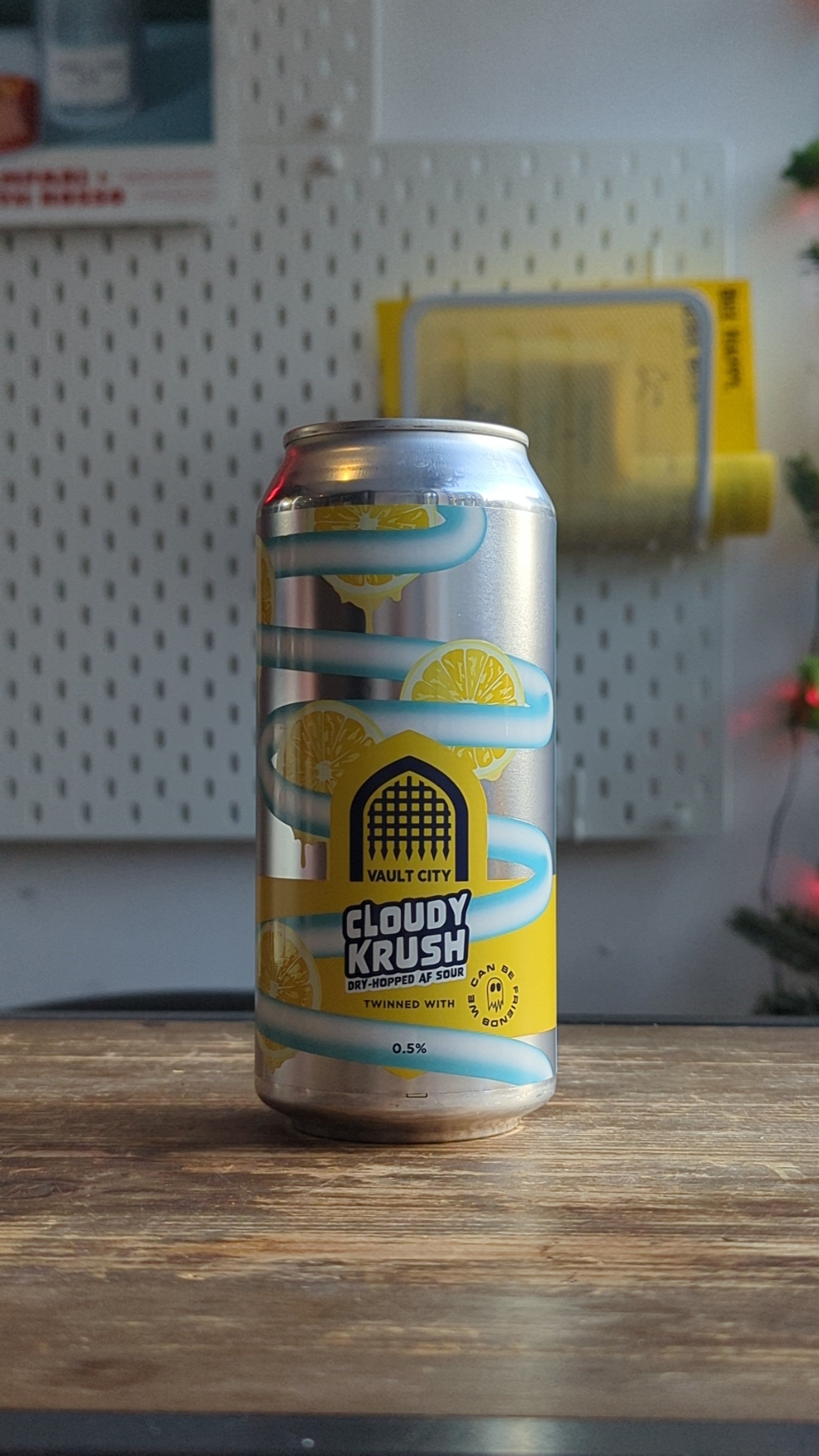 Vault City x We Can Be Friends Cloudy Krush Dry-Hopped Lemonade Sour - The Beerhive