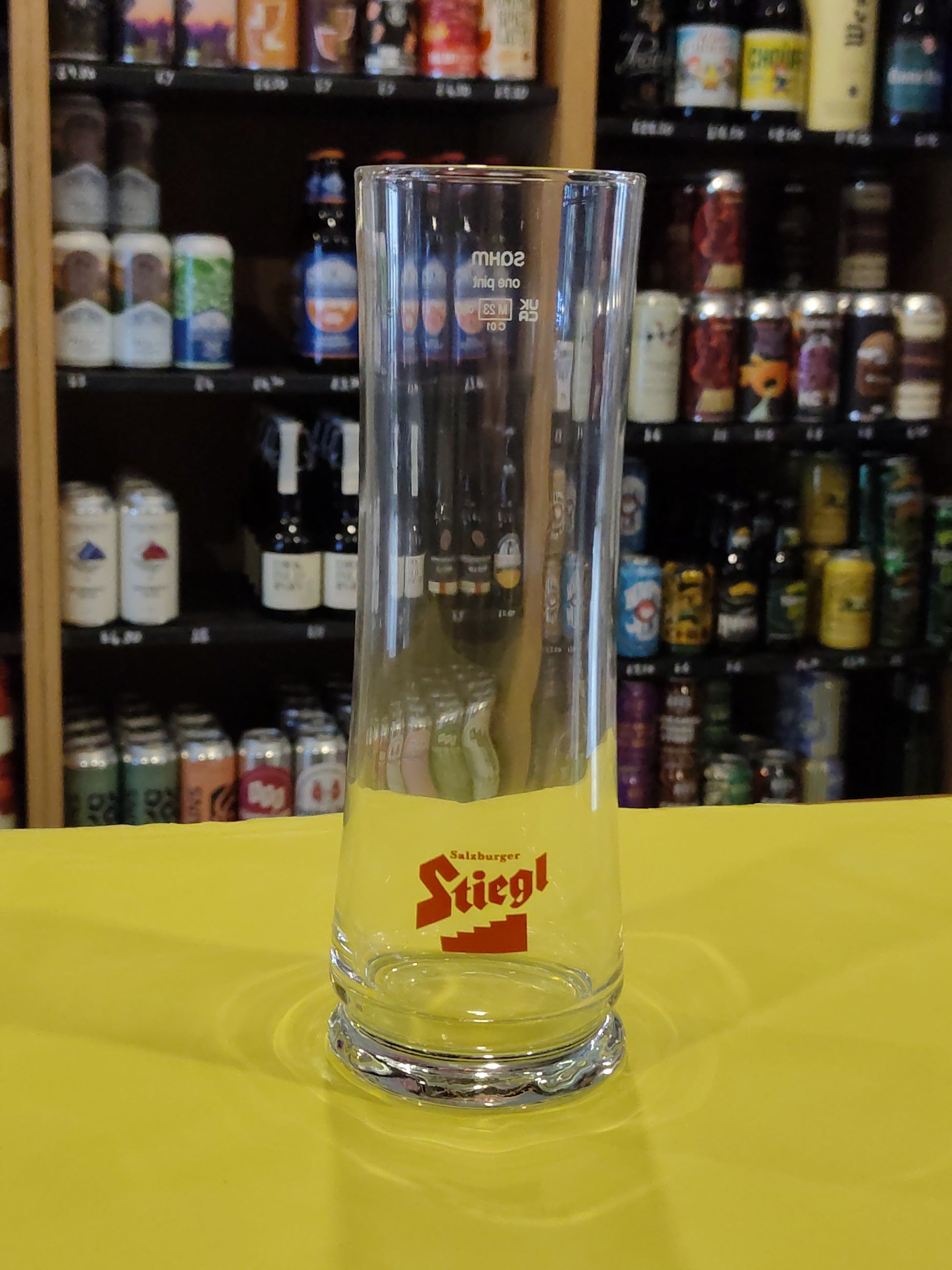 Stiegl 0.5L Becher at The Beerhive, Edinburgh. Free UK shipping.