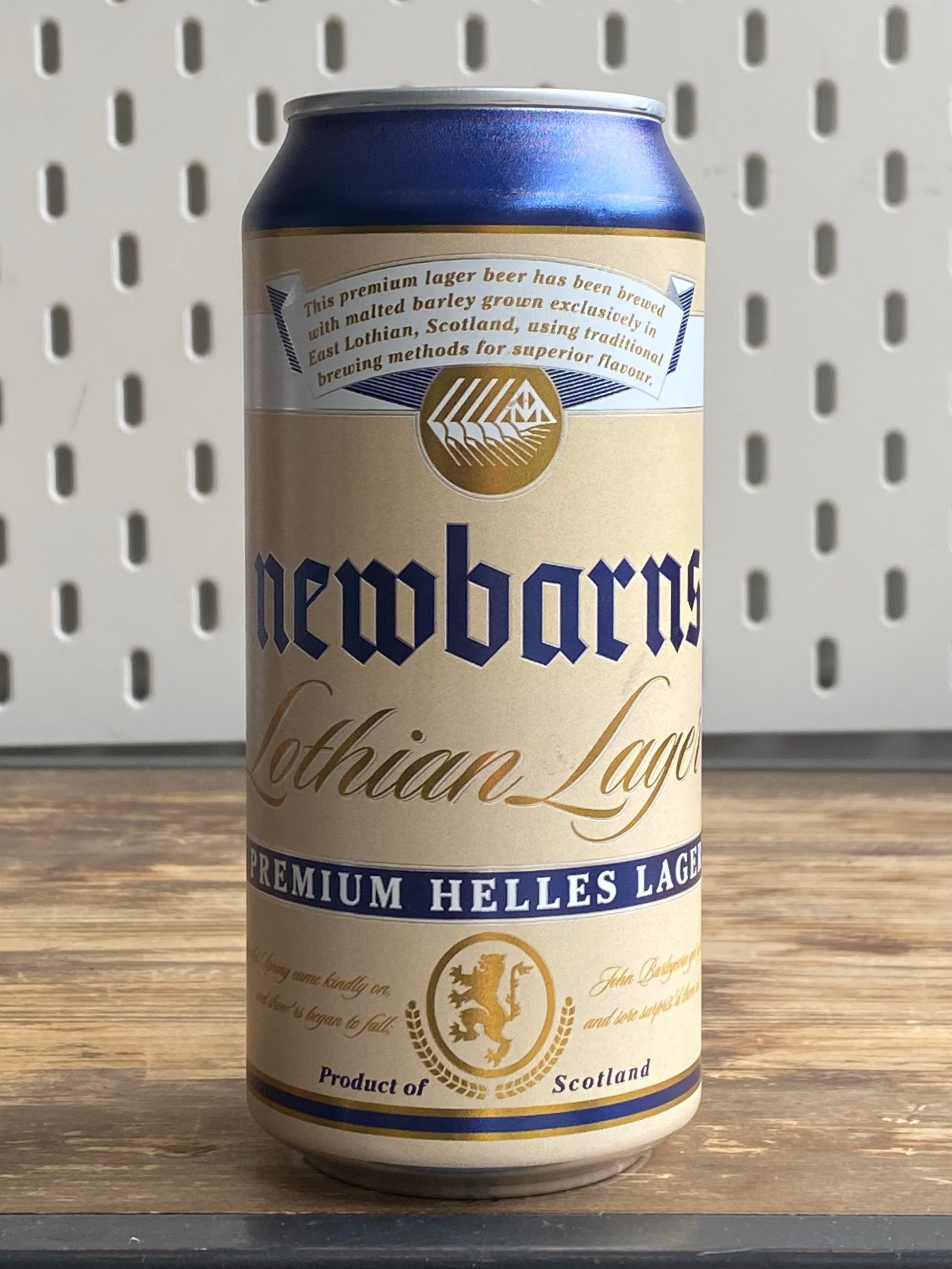 Newbarns Lothian Lager at The Beerhive, Edinburgh. Free UK shipping.