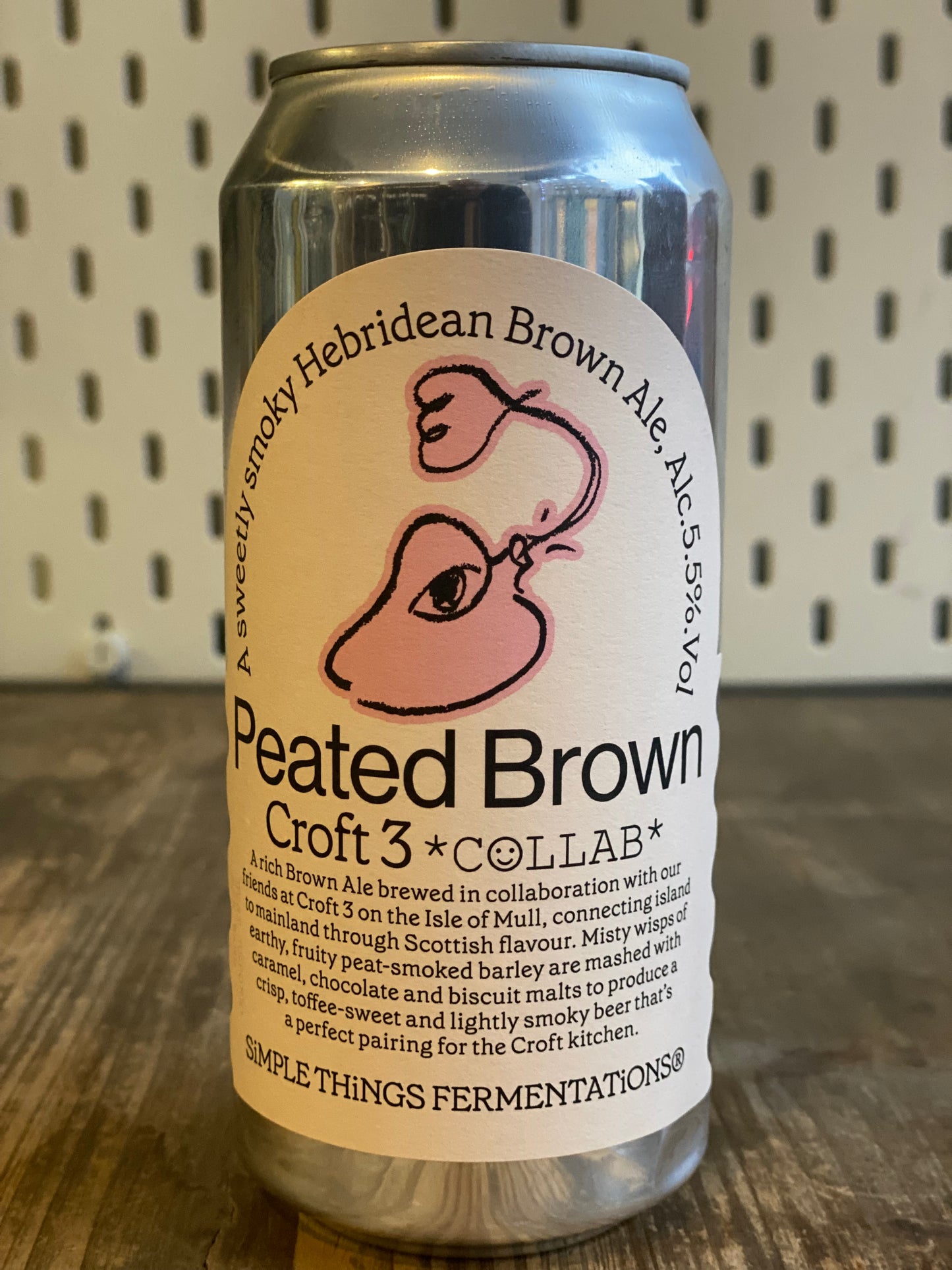 Simple Things x Croft 3 Peated Brown Ale at The Beerhive, Edinburgh. Free UK shipping.