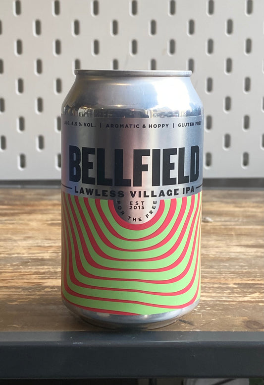 Bellfield Lawless IPA Can at The Beerhive, Edinburgh. Free UK shipping.