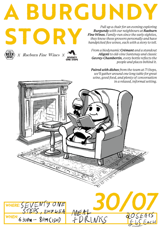 A Burgundy Story | BH x Raeburn Fine Wines Ticket at The Beerhive, Edinburgh. Free UK shipping.