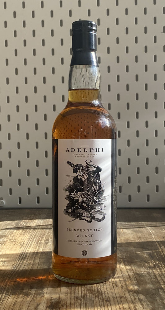 Adelphi Private Stock Blended Whisky at The Beerhive, Edinburgh. Free UK shipping.