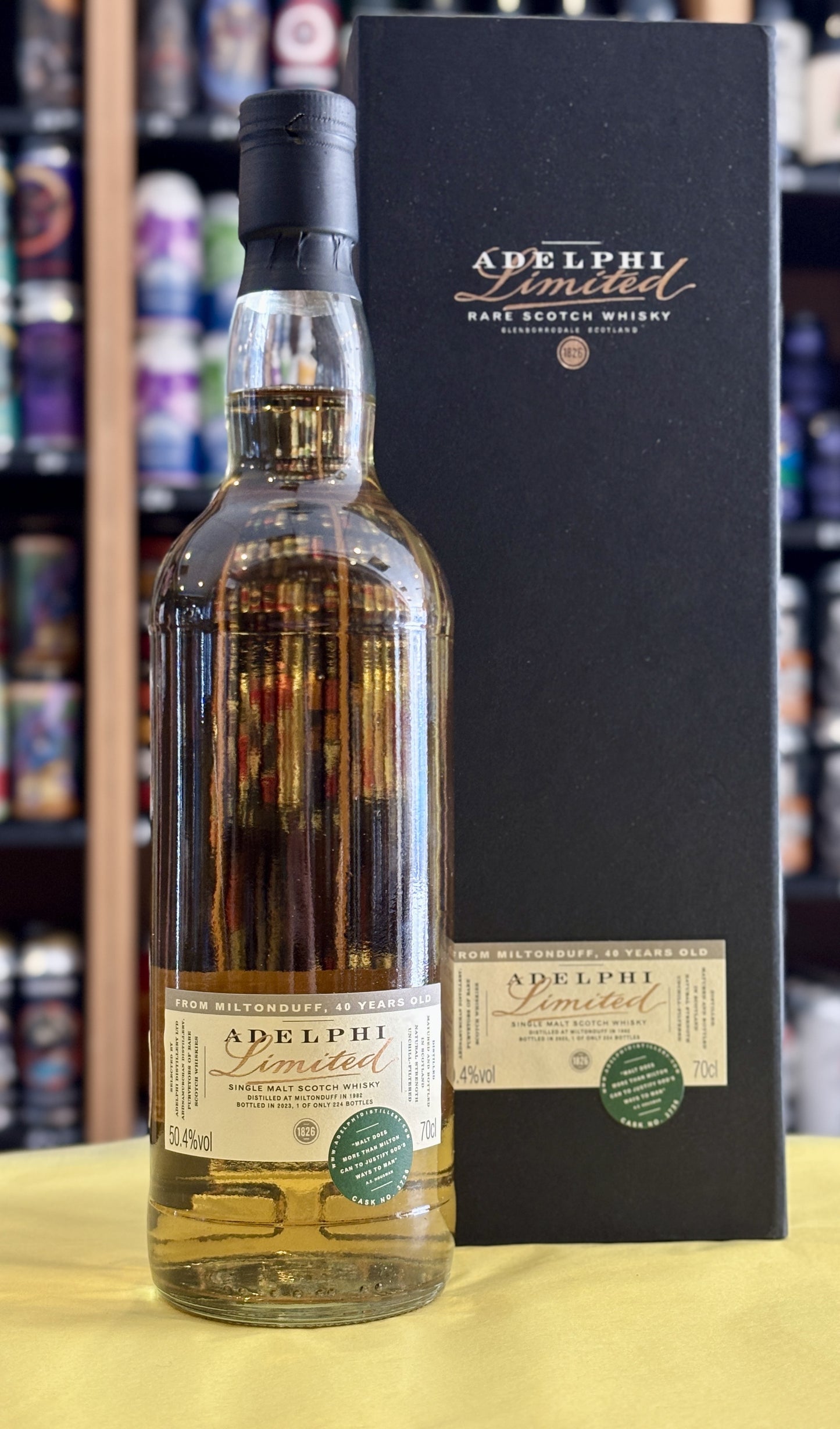 Adelphi Whisky Limited Miltonduff 1982 40 Year Old