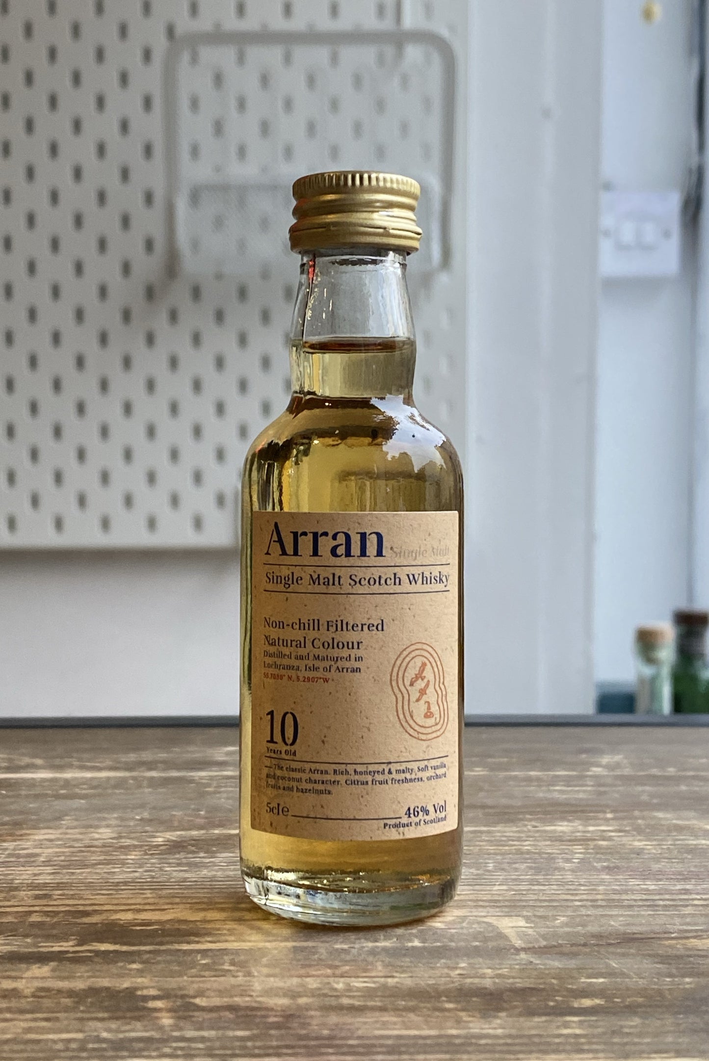 Arran 10 Year old 5cl at The Beerhive, Edinburgh. Free UK shipping.