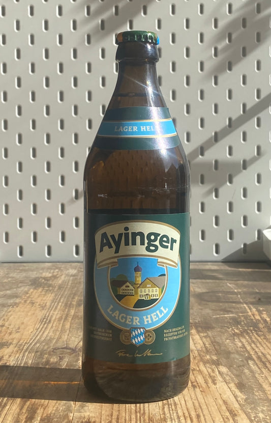 Ayinger Lagerbier Hell at The Beerhive, Edinburgh. Free UK shipping.